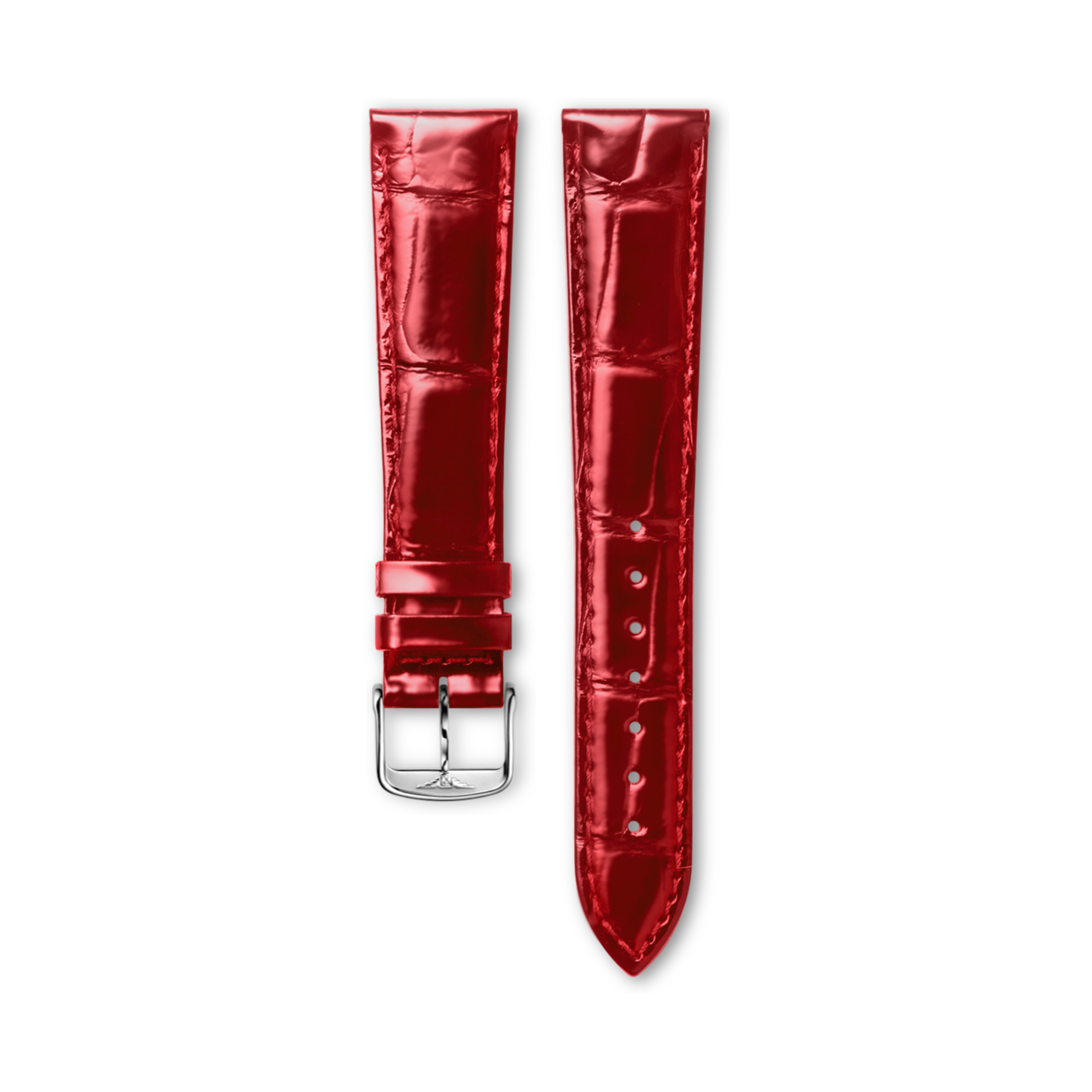 Longines Bright red alligator strap Strap - L682162716 & L649101652