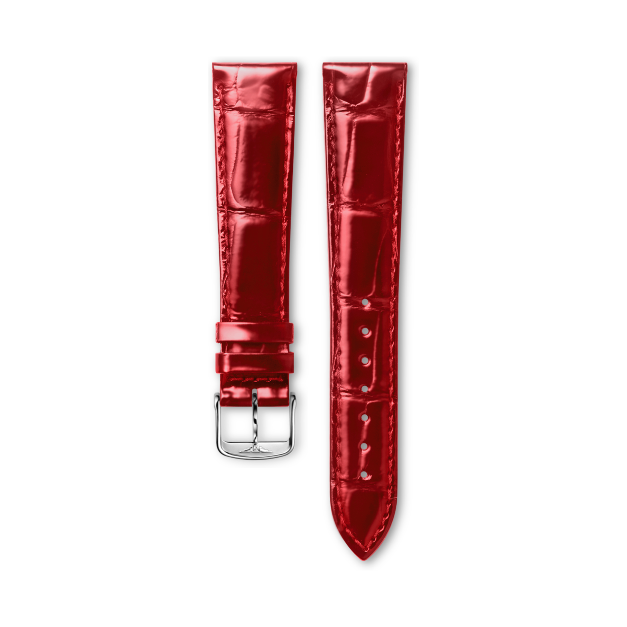 Longines Bright red alligator strap - L682162716 & L649101652