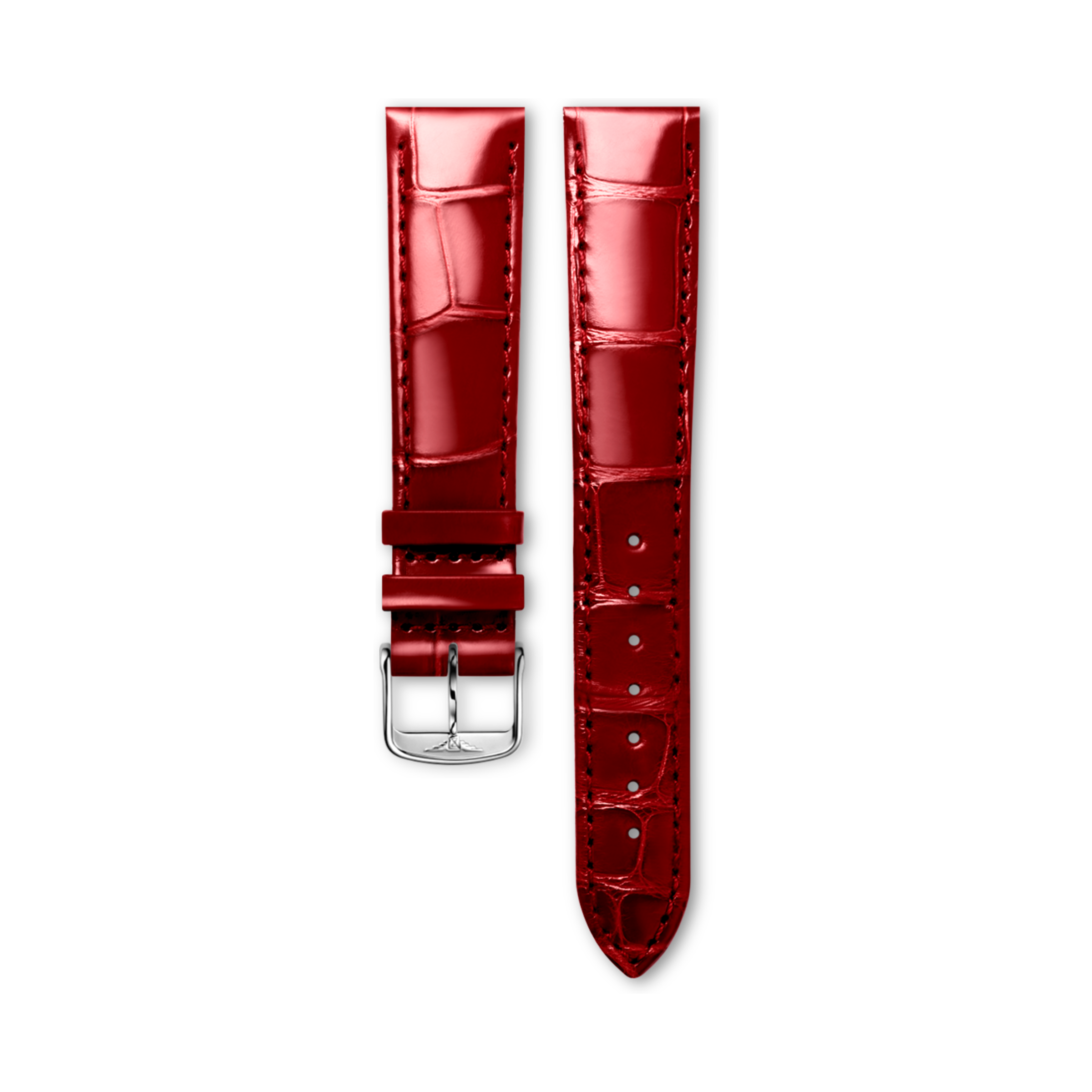 Longines Bright red alligator strap Strap - L682169835 & L649101652