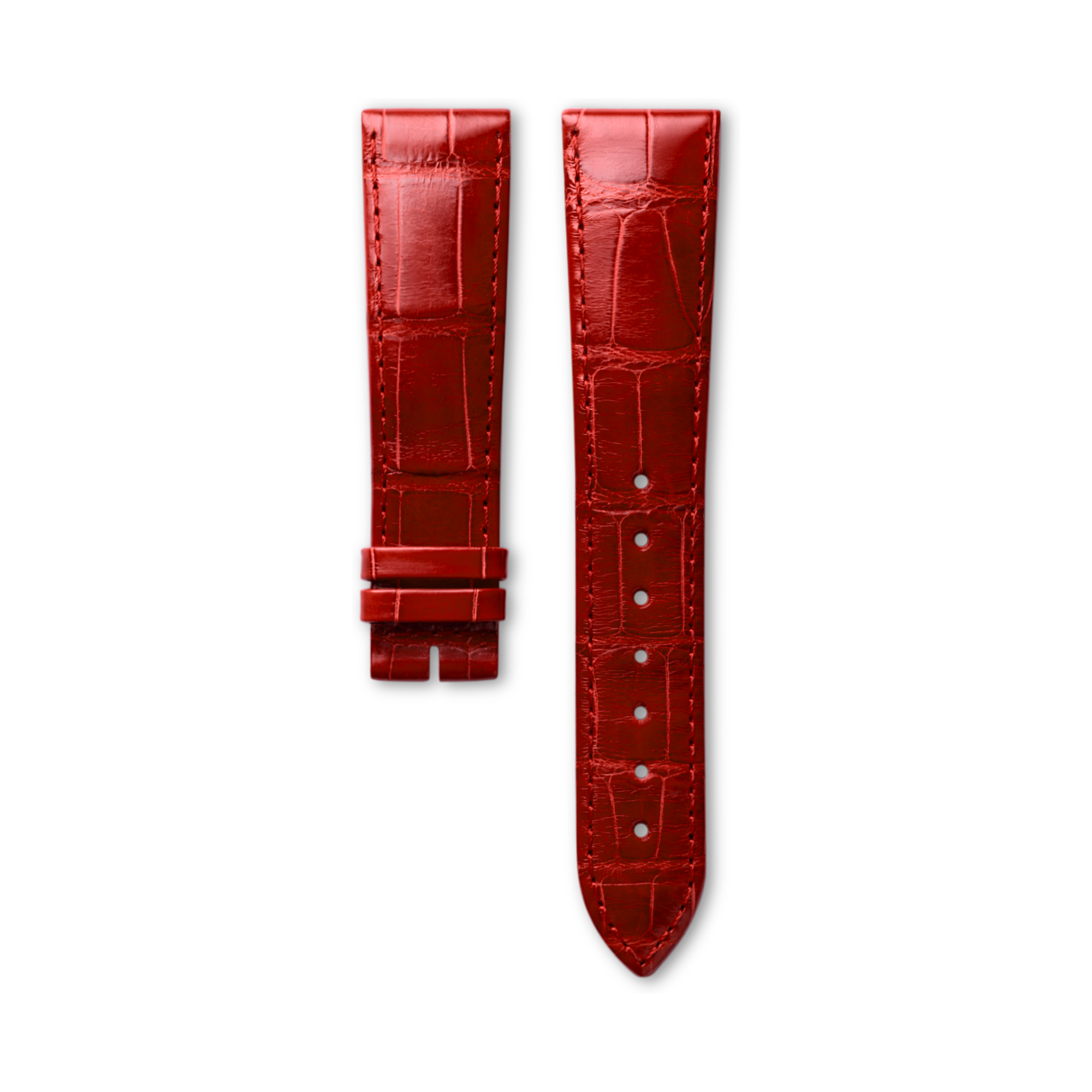 激レア 美品 マスターマインドワールド ジャパン ダメージ加工ストライプロンT マットライトグレー アリゲーター ストラップ CL682166863, 21cm