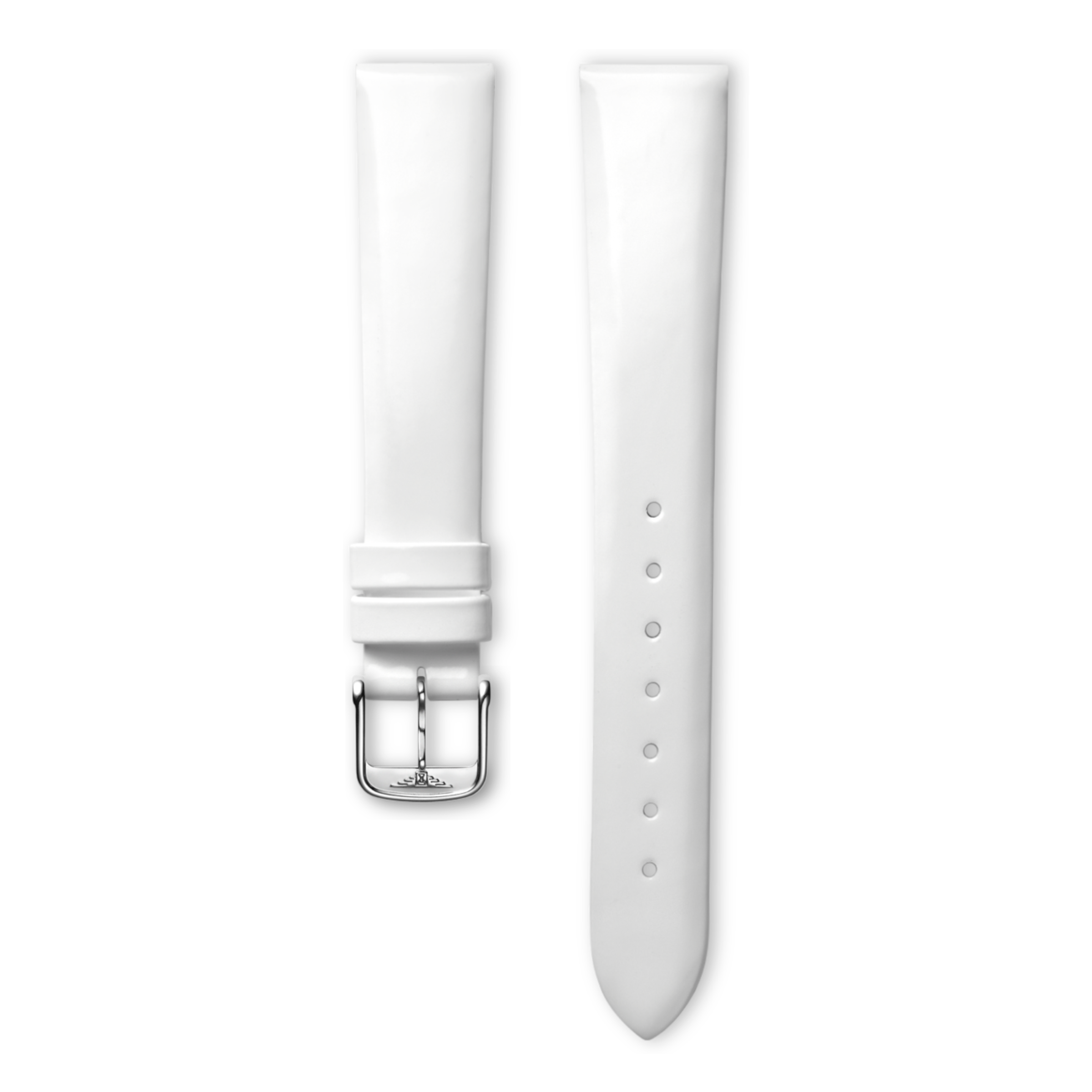 Longines Bright white calf leather strap Strap - L682101223 & L649101649