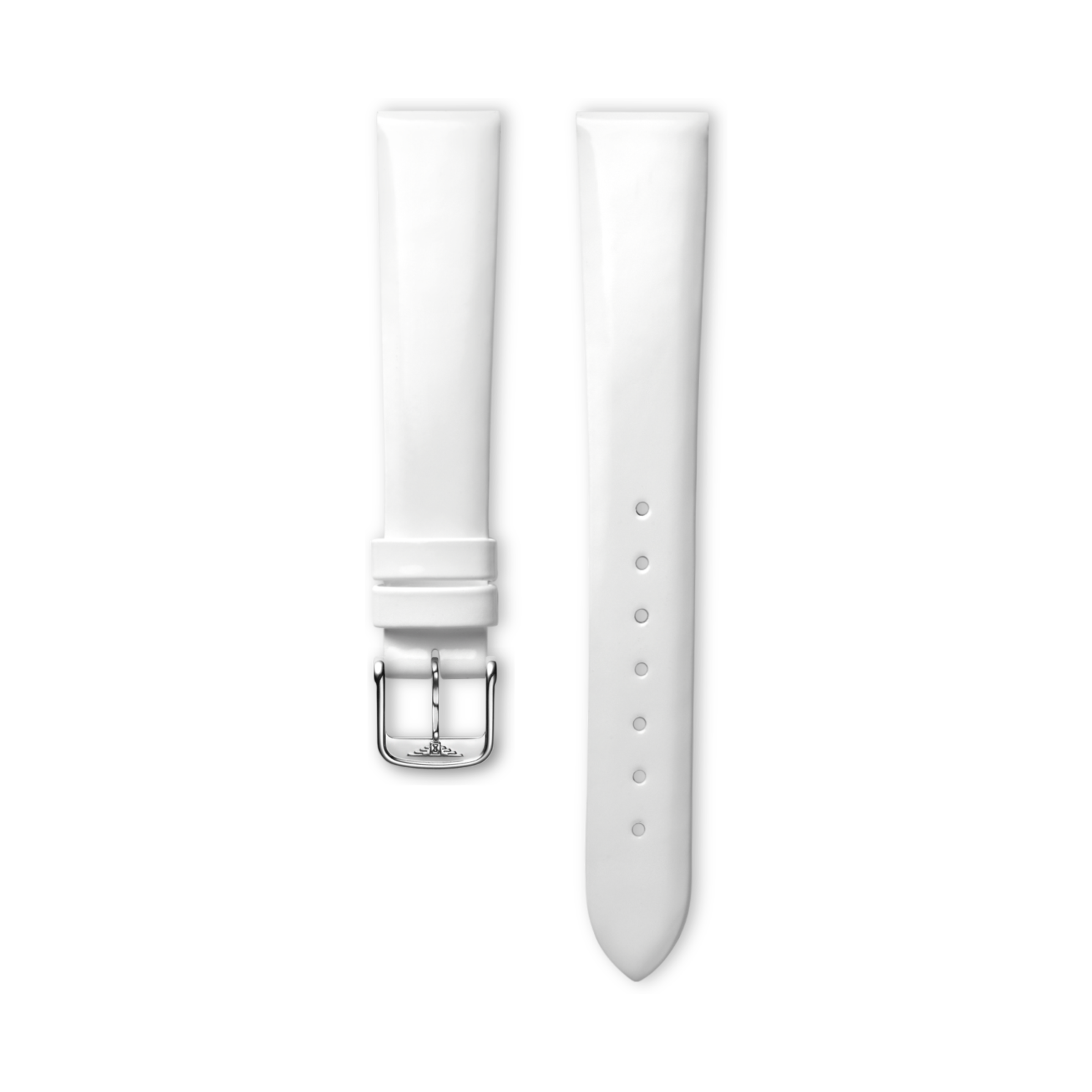 Longines Bright white calf leather strap Strap - L682101223 & L649101649