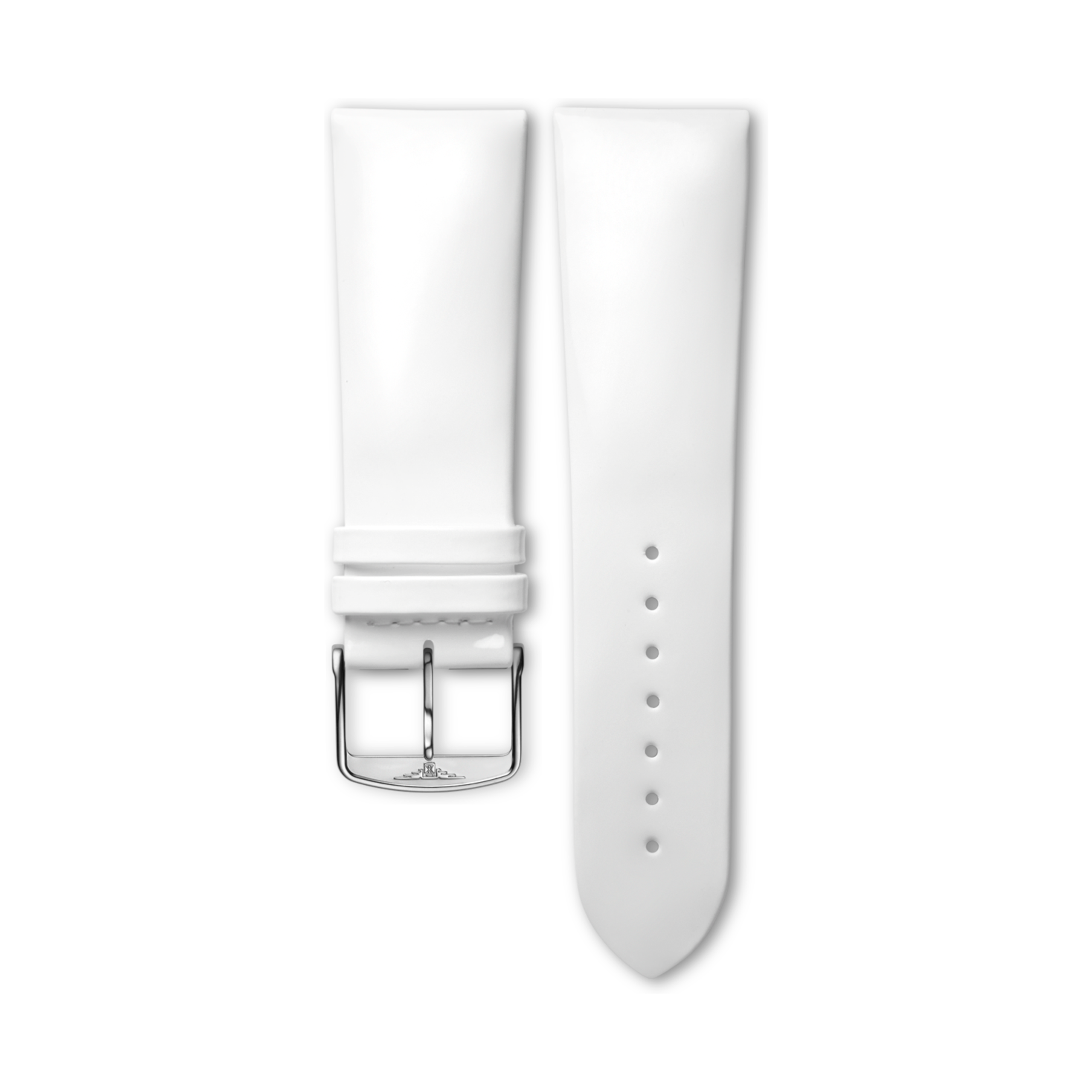 Longines Bright white calf leather strap - L682123674 & L649118146