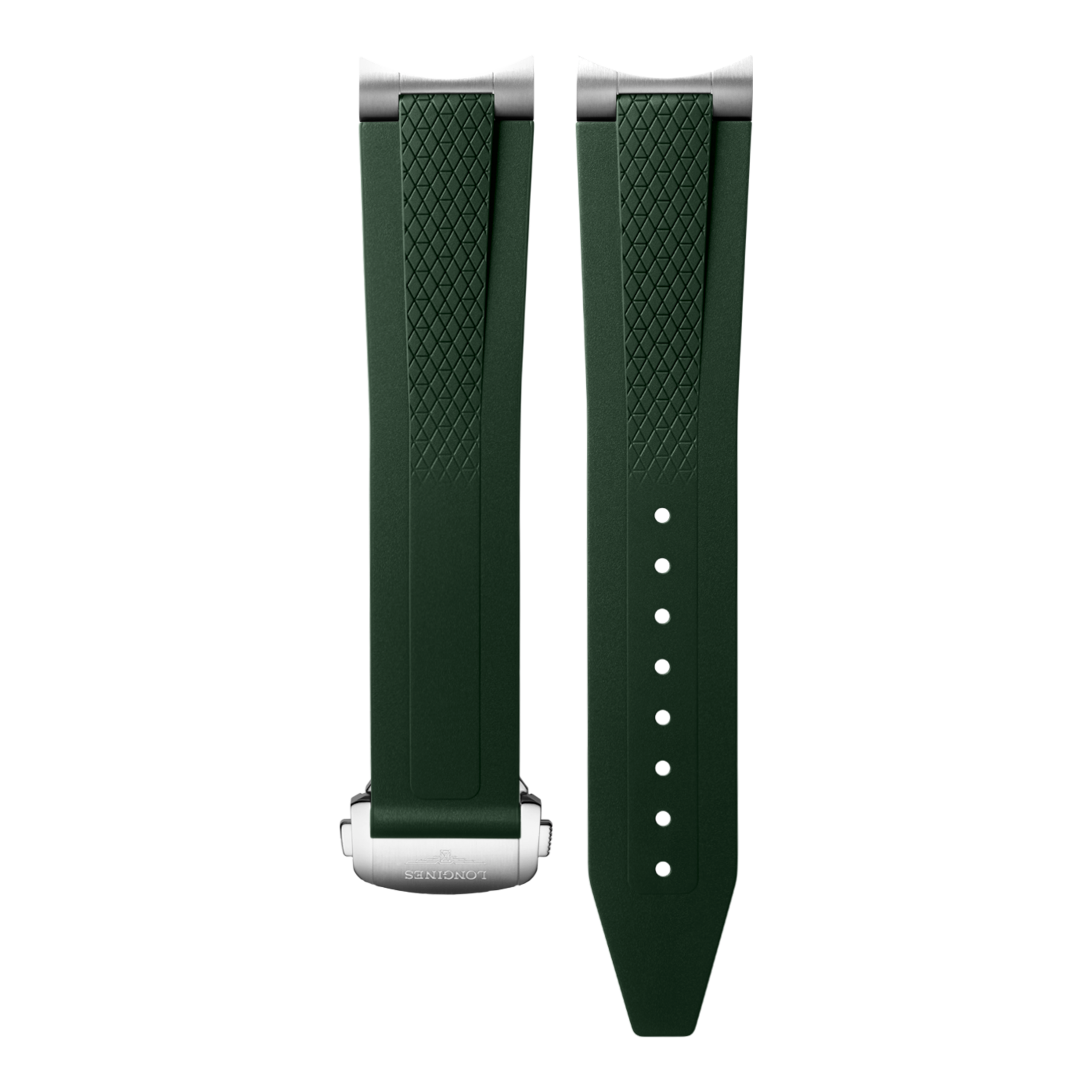 Green rubber strap
