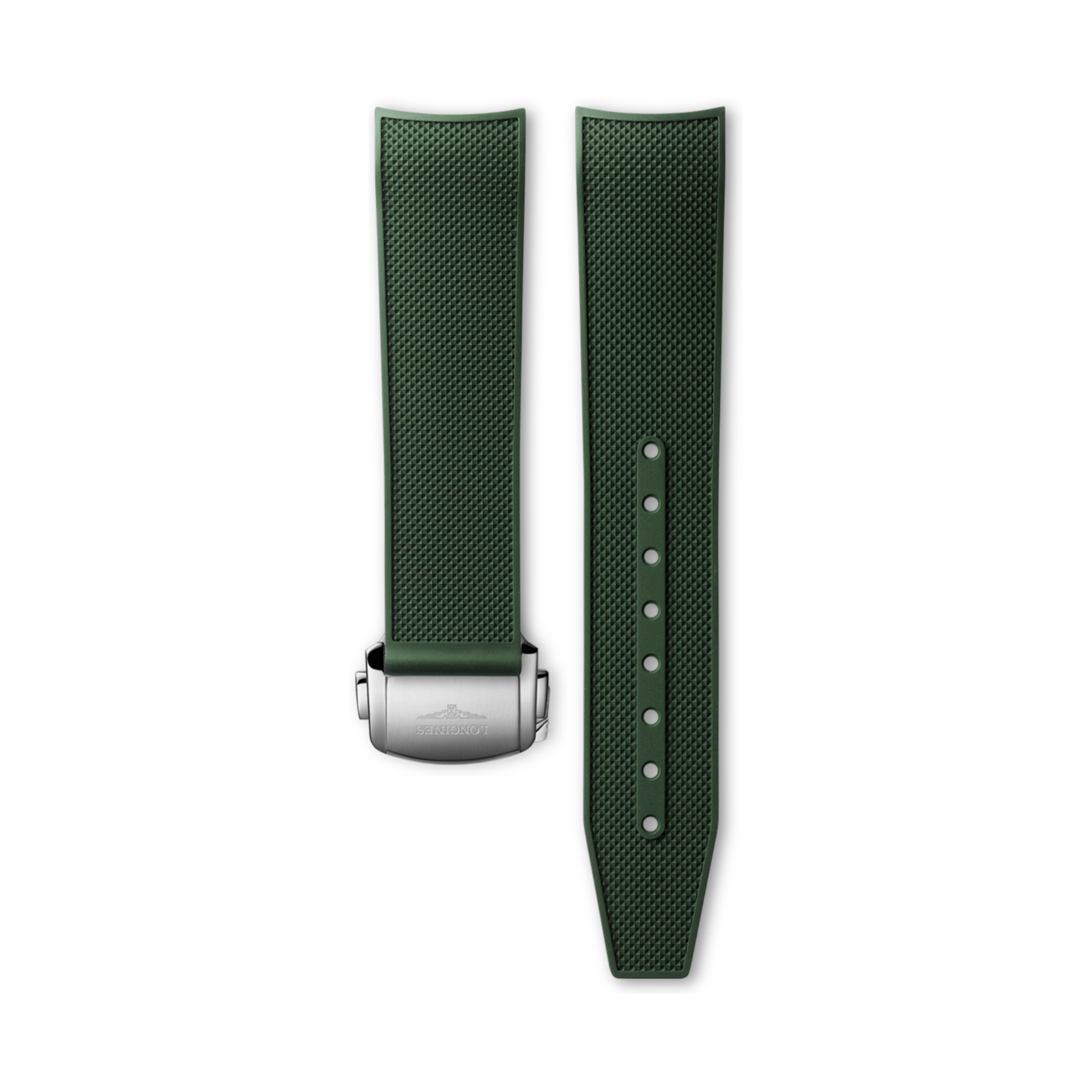 Longines Green rubber strap Strap - L682159278 & L639159277