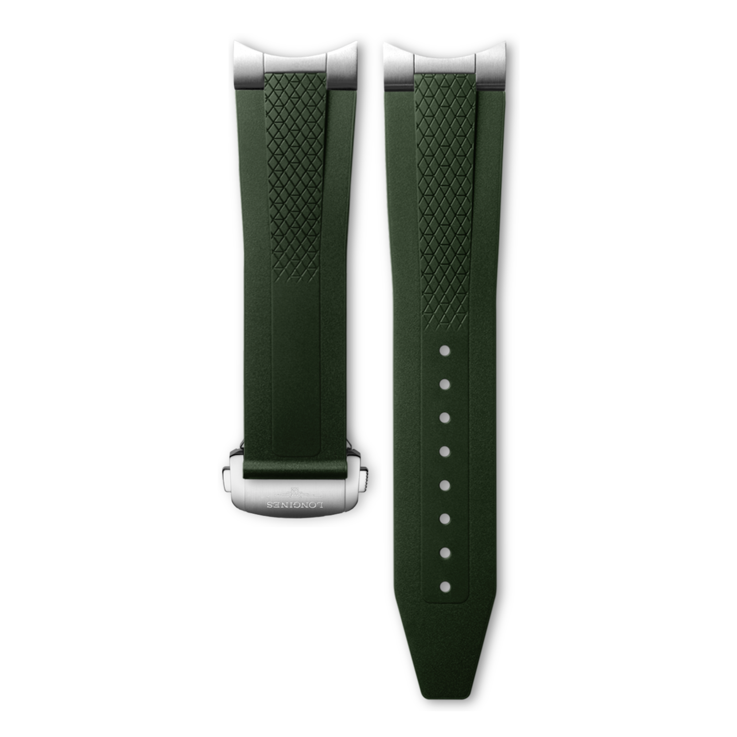 Green rubber strap