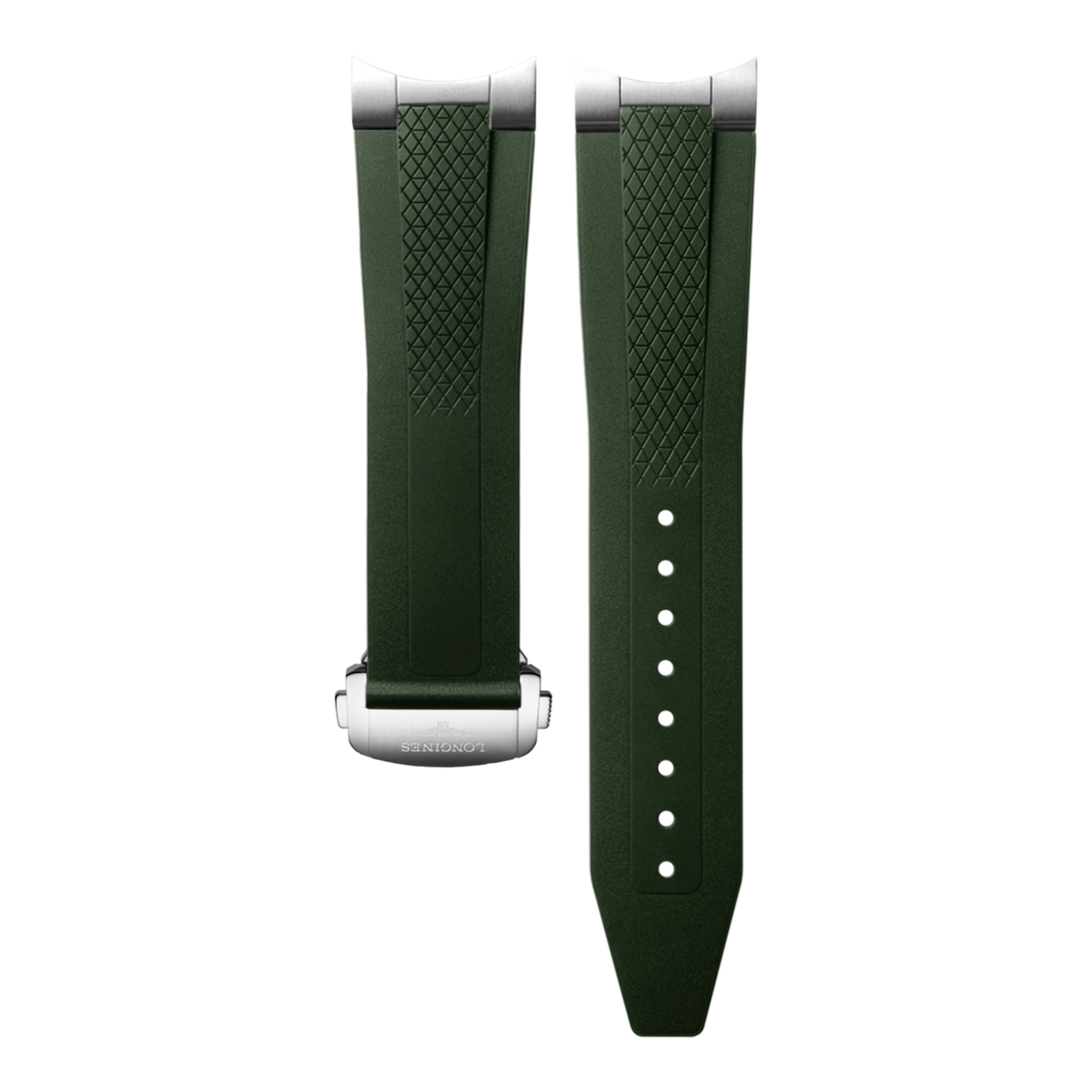 Green rubber strap