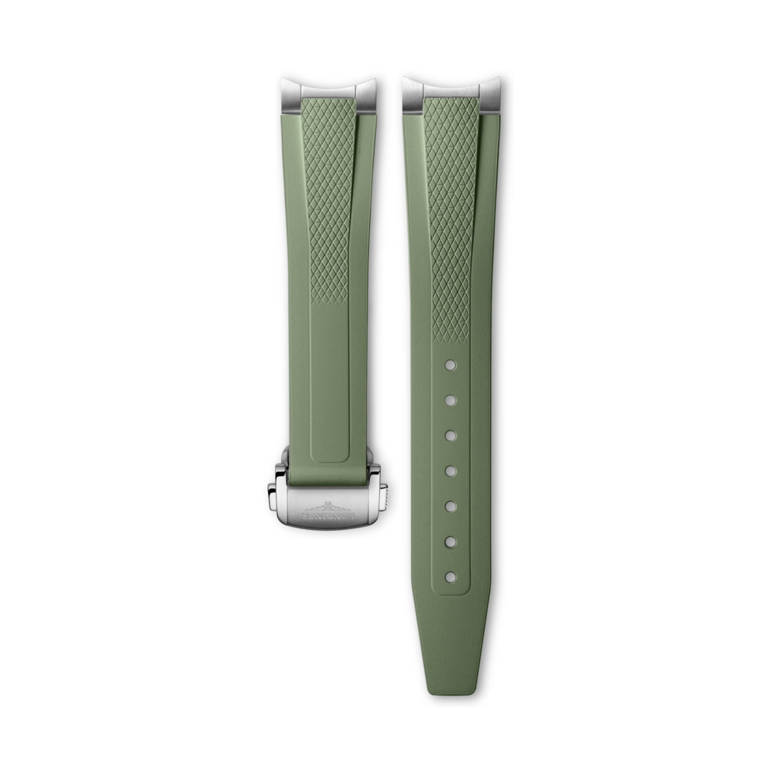 Longines Green rubber strap - L682171275 & L639170795