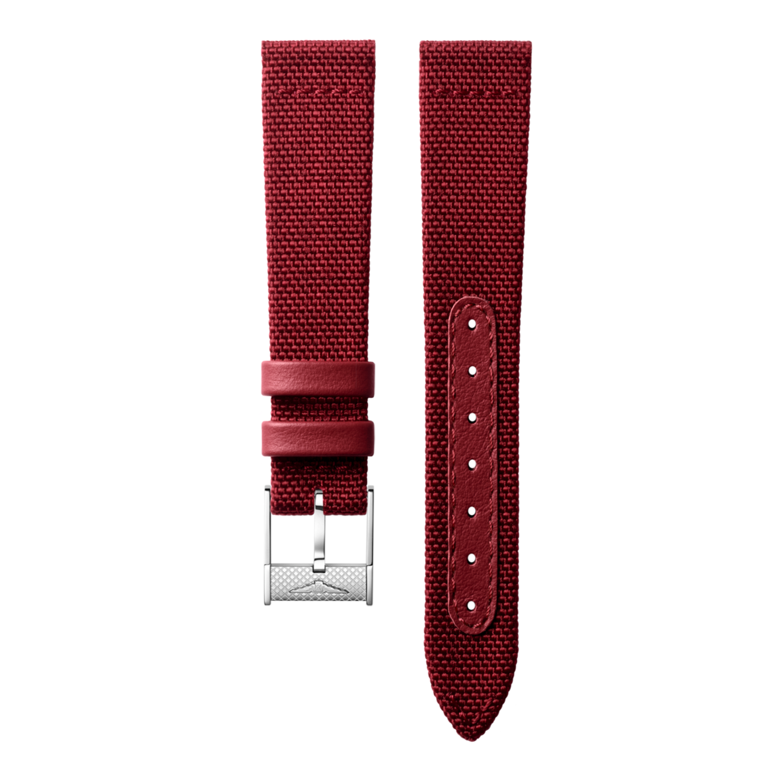 Mattbordeauxrotes Nylon-Synthetikarmband