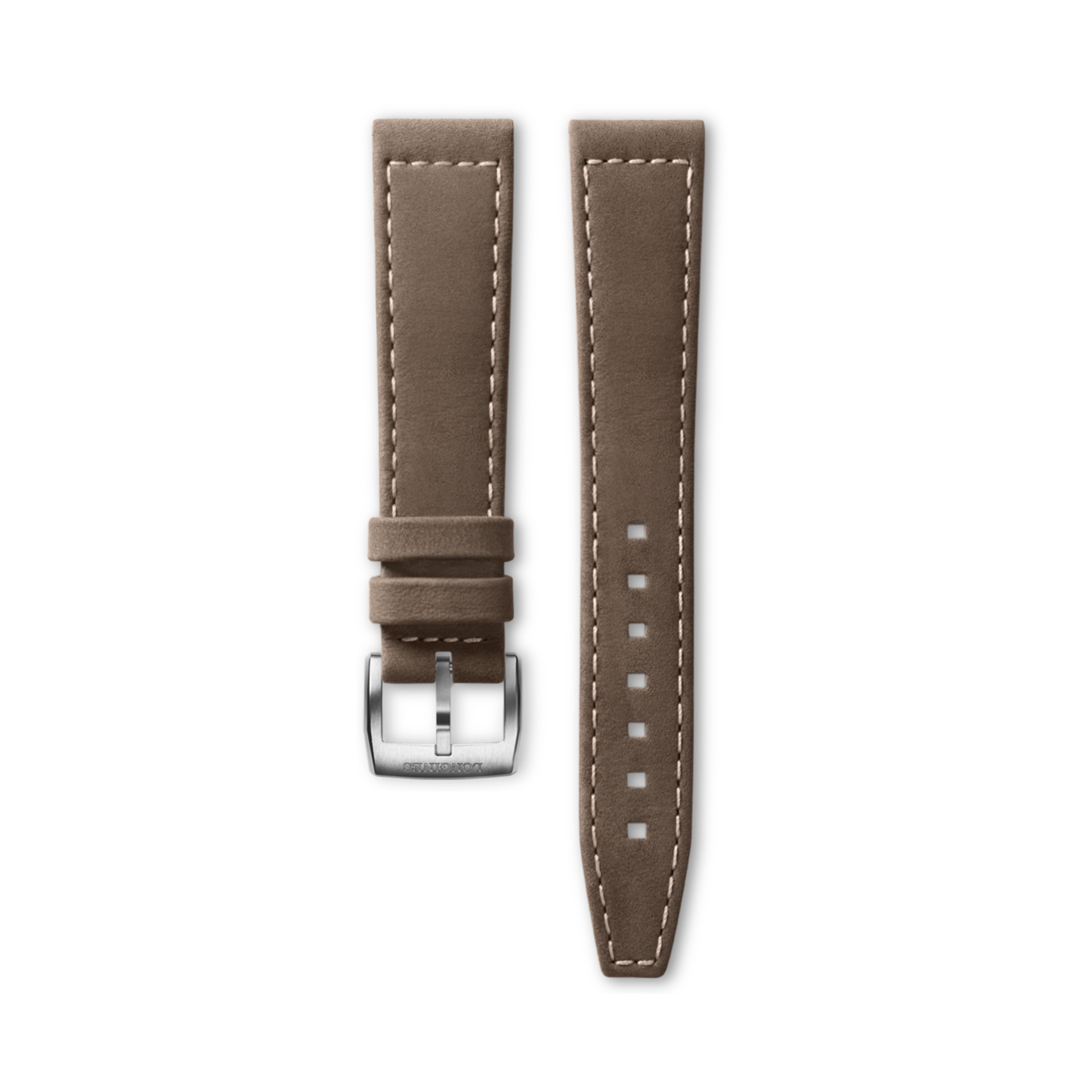 Longines Matt beige calf leather strap - L682166438 & L649166428