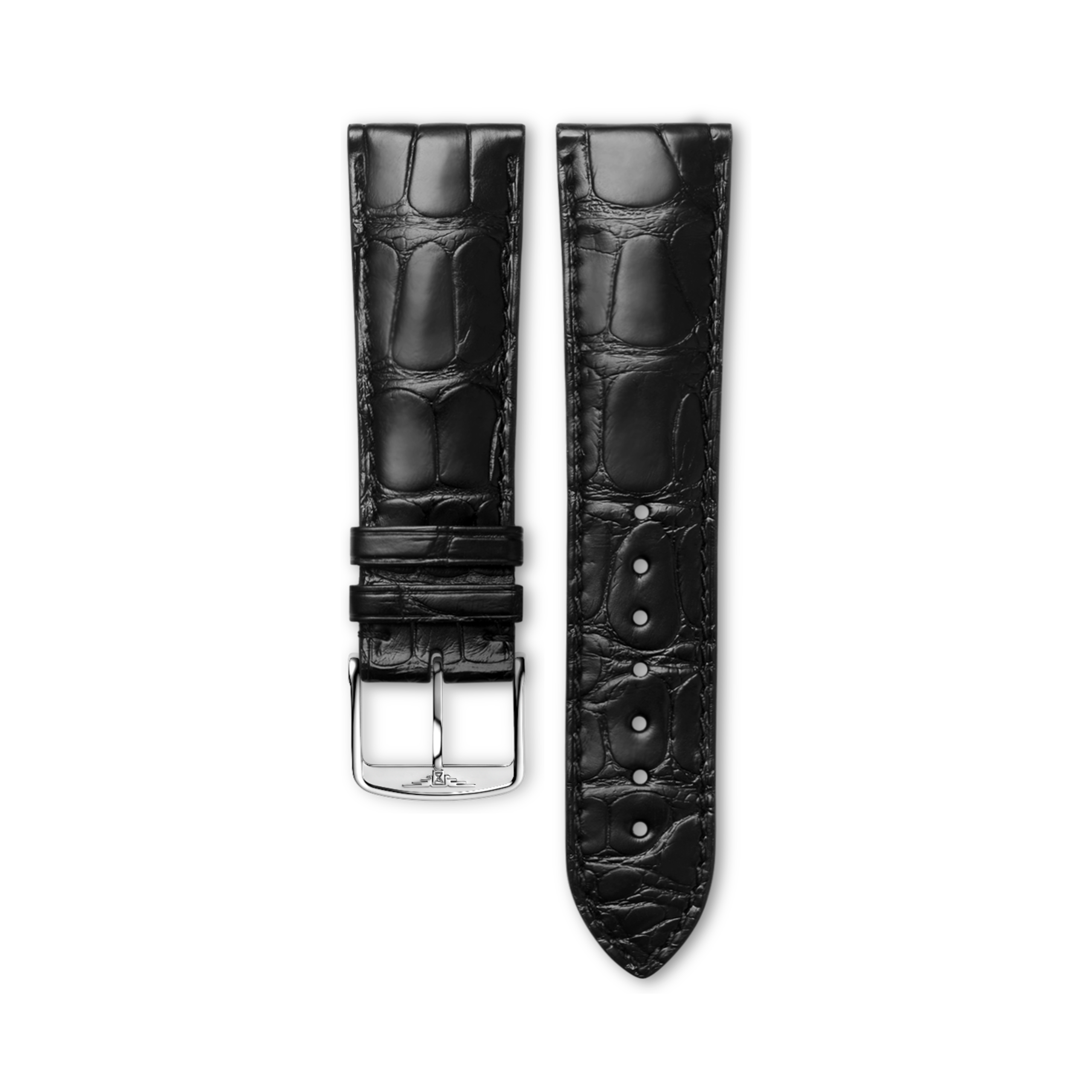 Longines Matt black alligator strap - L682141332 & L649108156