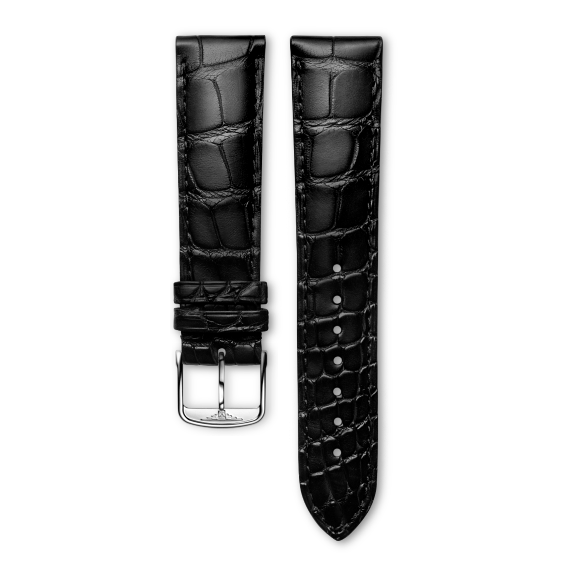 Longines Matt black alligator strap Strap - L682152087 & L649101658