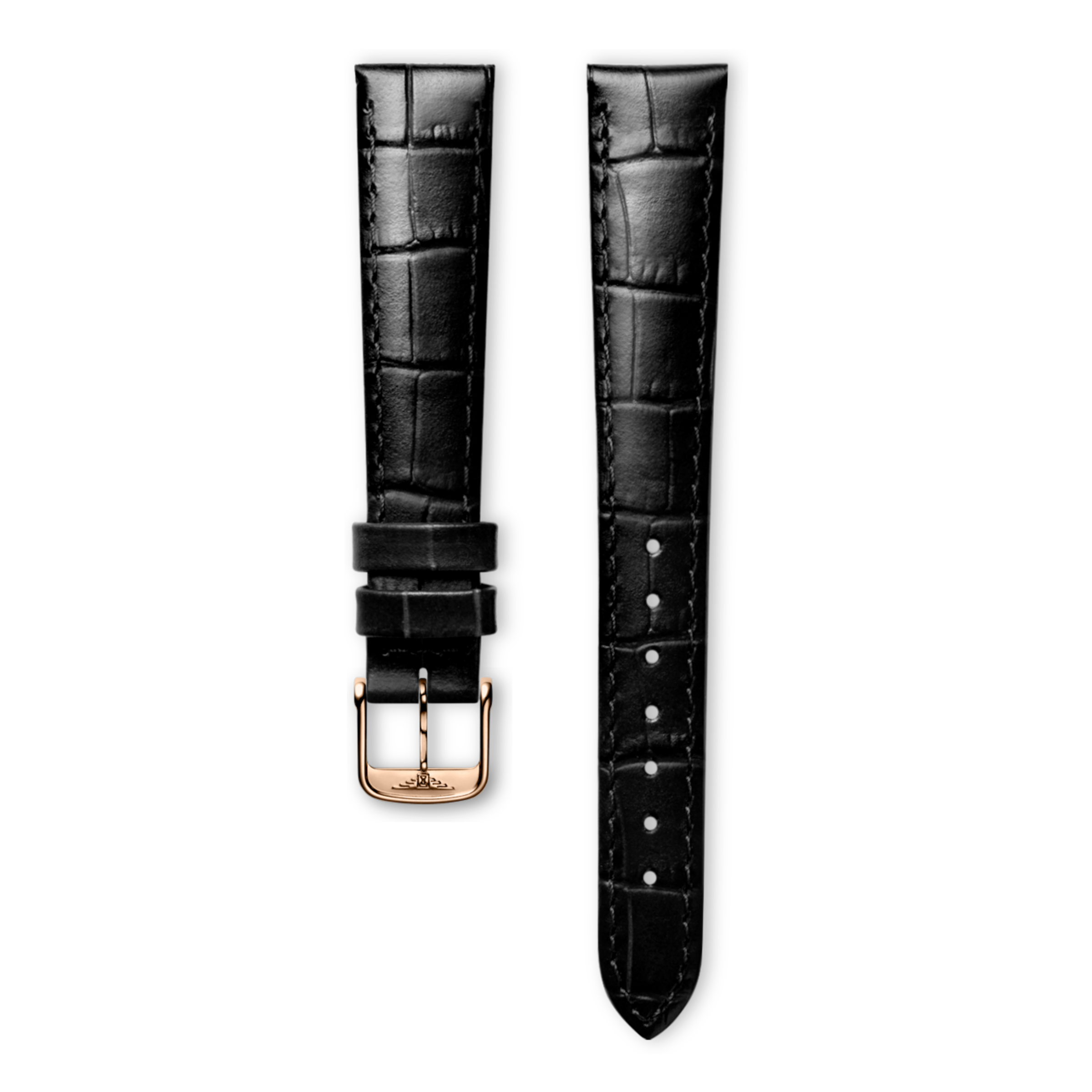 Longines Matt black calf leather strap Strap - L682101022 & L649101651