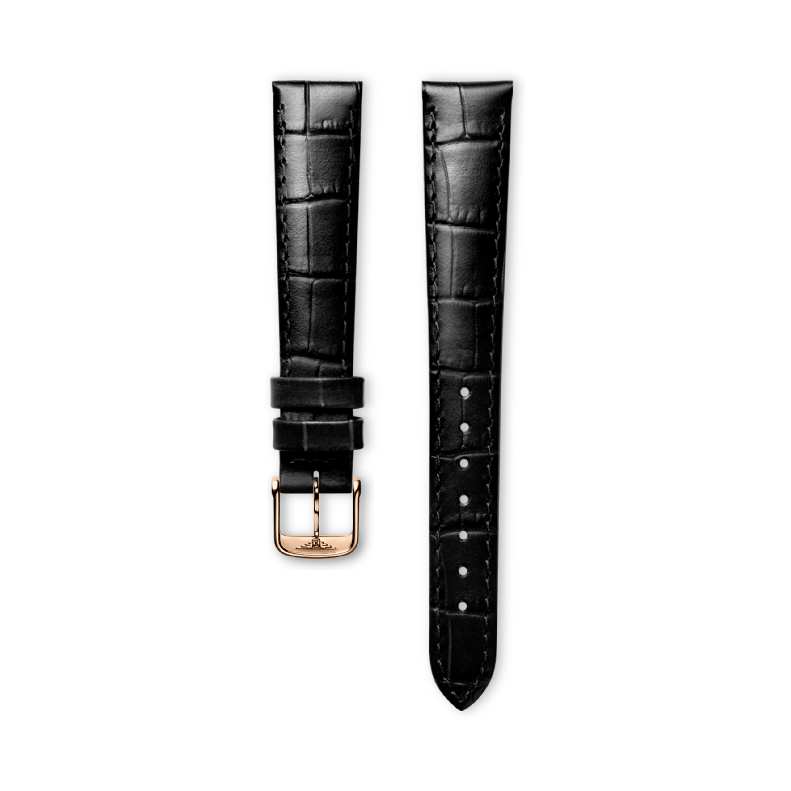Longines Matt black calf leather strap - L682101022 & L649101651