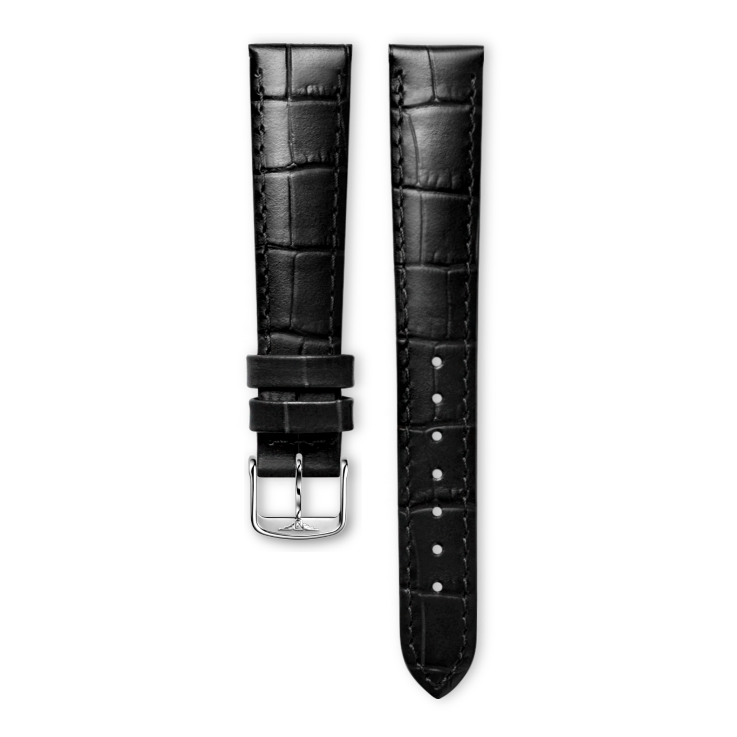 Longines Matt black calf leather strap Strap - L682101025 & L649101652