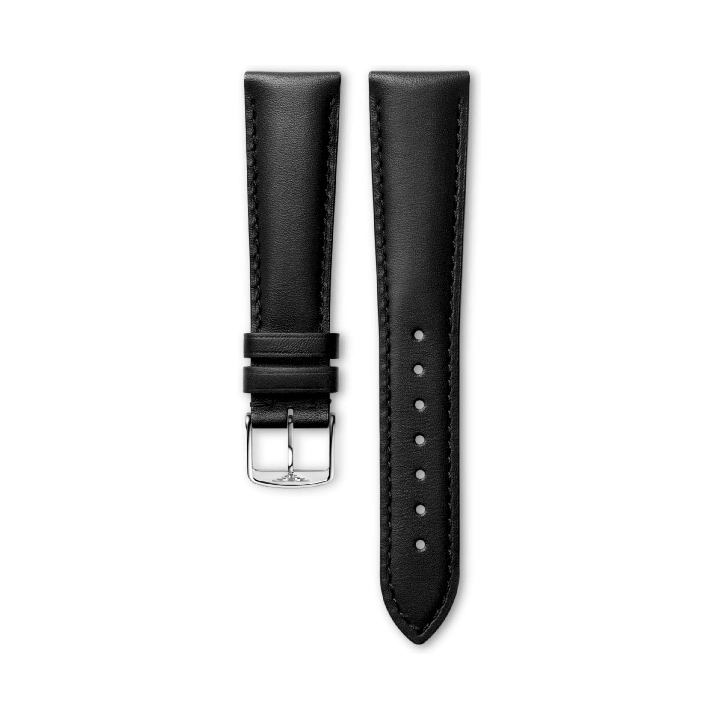 Longines Matt black calf leather strap Strap - L682101325 & L649101655