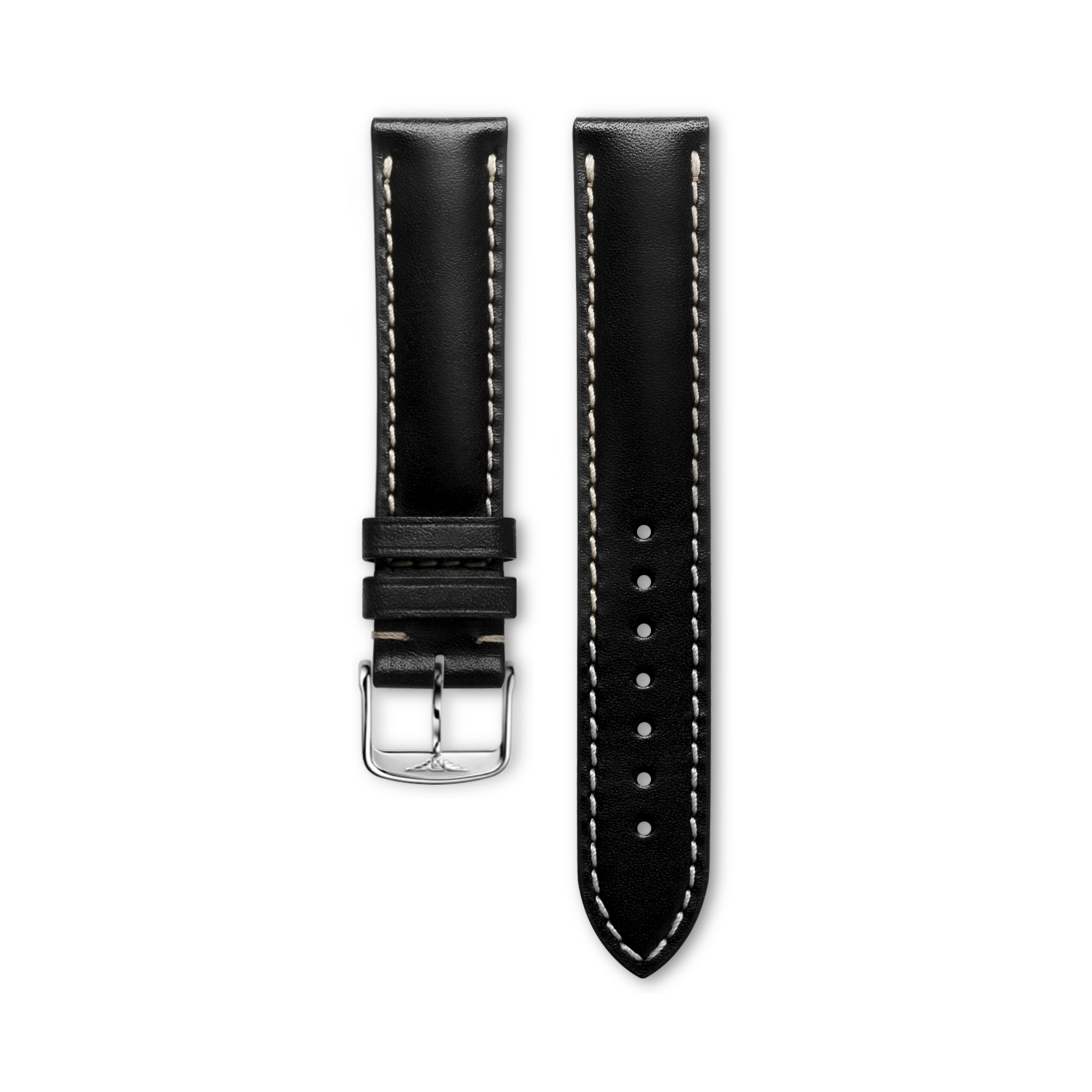 Longines Matt black calf leather strap Strap - L682106060 & L649101652