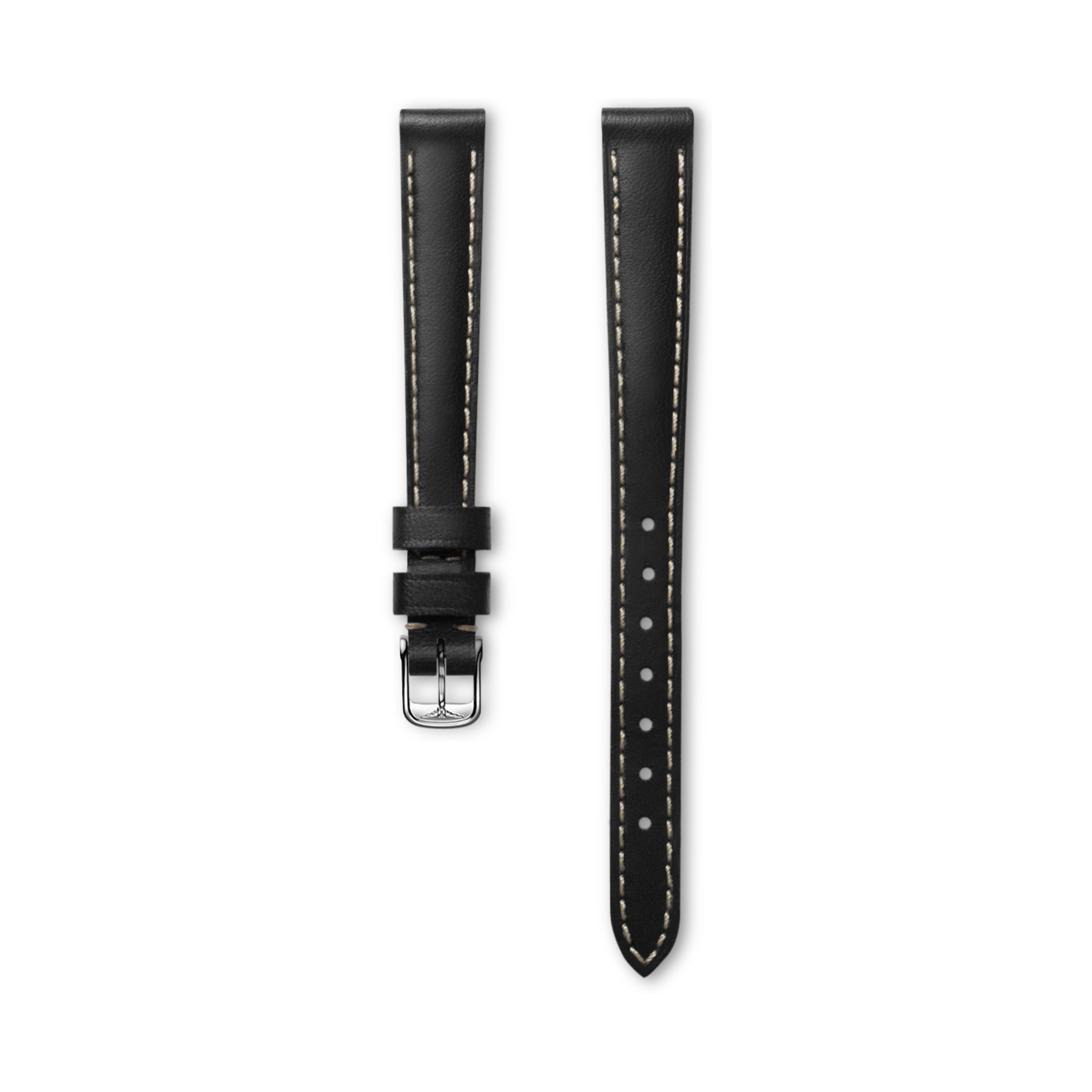 Longines Matt black calf leather strap Strap - L682112053 & L649101645