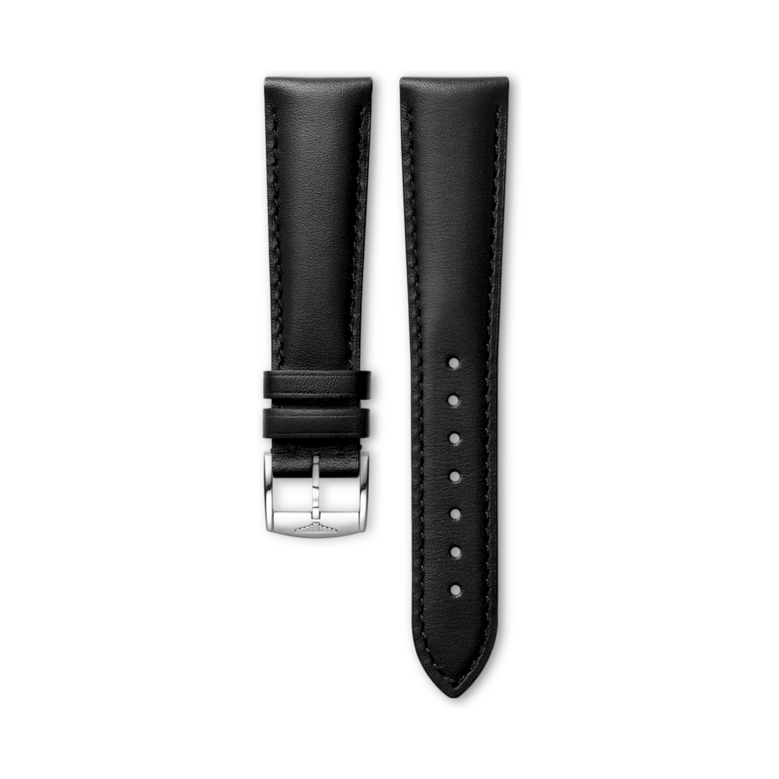 Longines Matt black calf leather strap - L682169127 & L649169110
