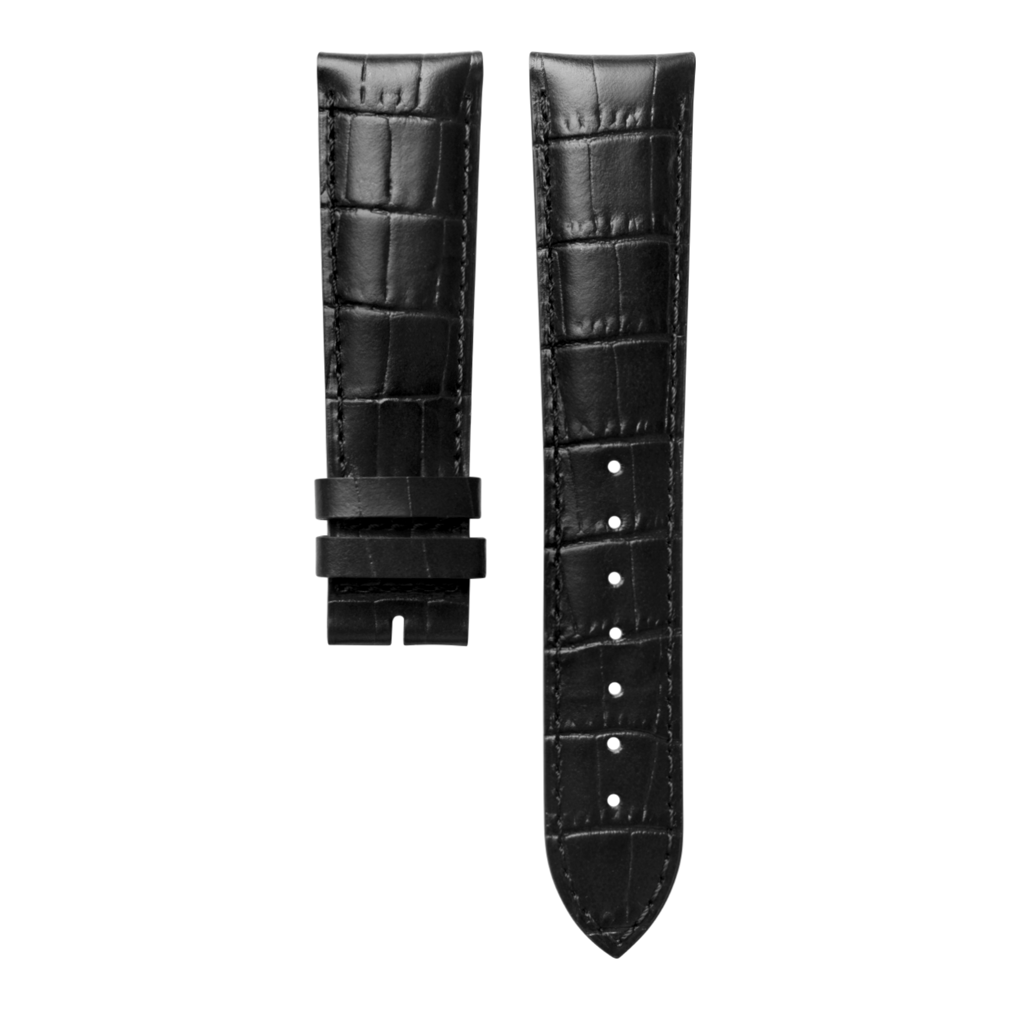 【923】 strap-matt-black-calf-leather-