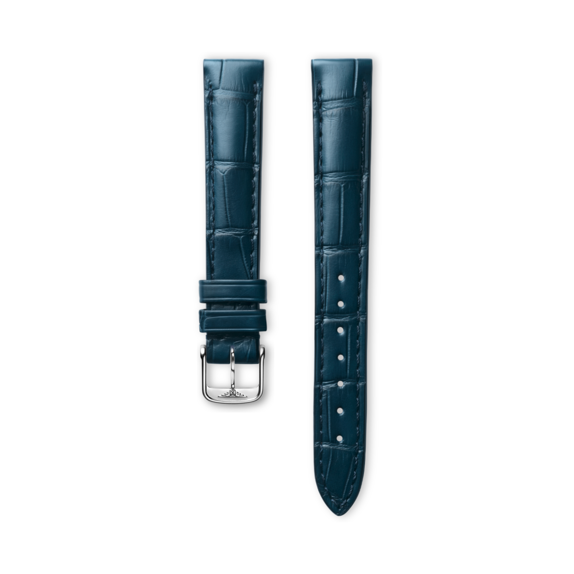 Matt Blue Alligator Strap CL682155163, 14mm, LONGINES ELEGANT