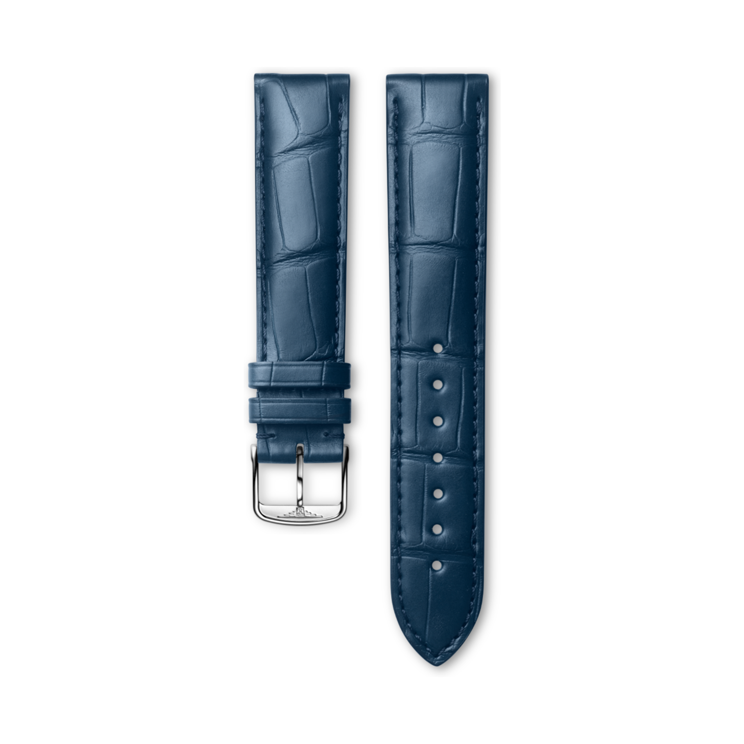 Longines Matt blue alligator strap - L682154063 & L649101658