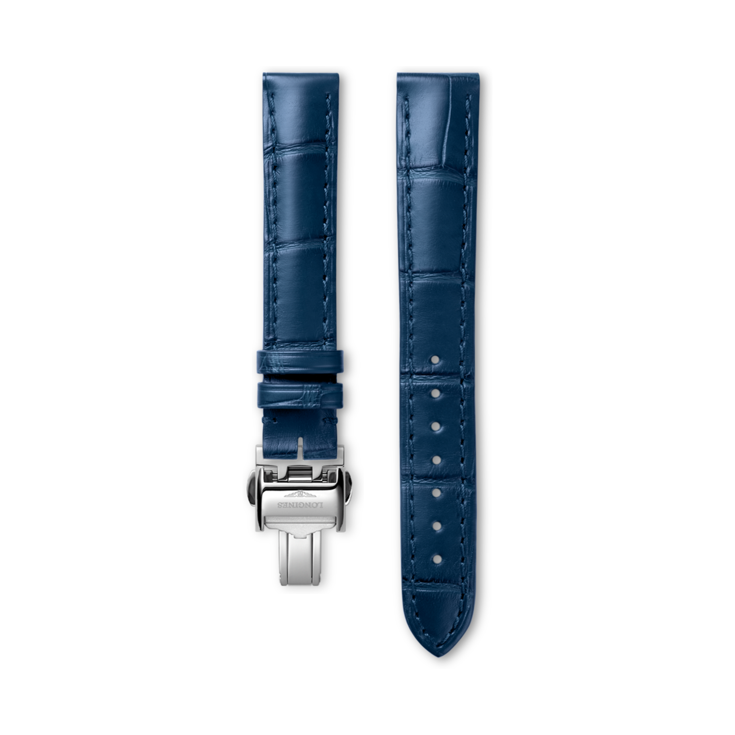 Longines Matt blue alligator strap - L682166879 & L639120586