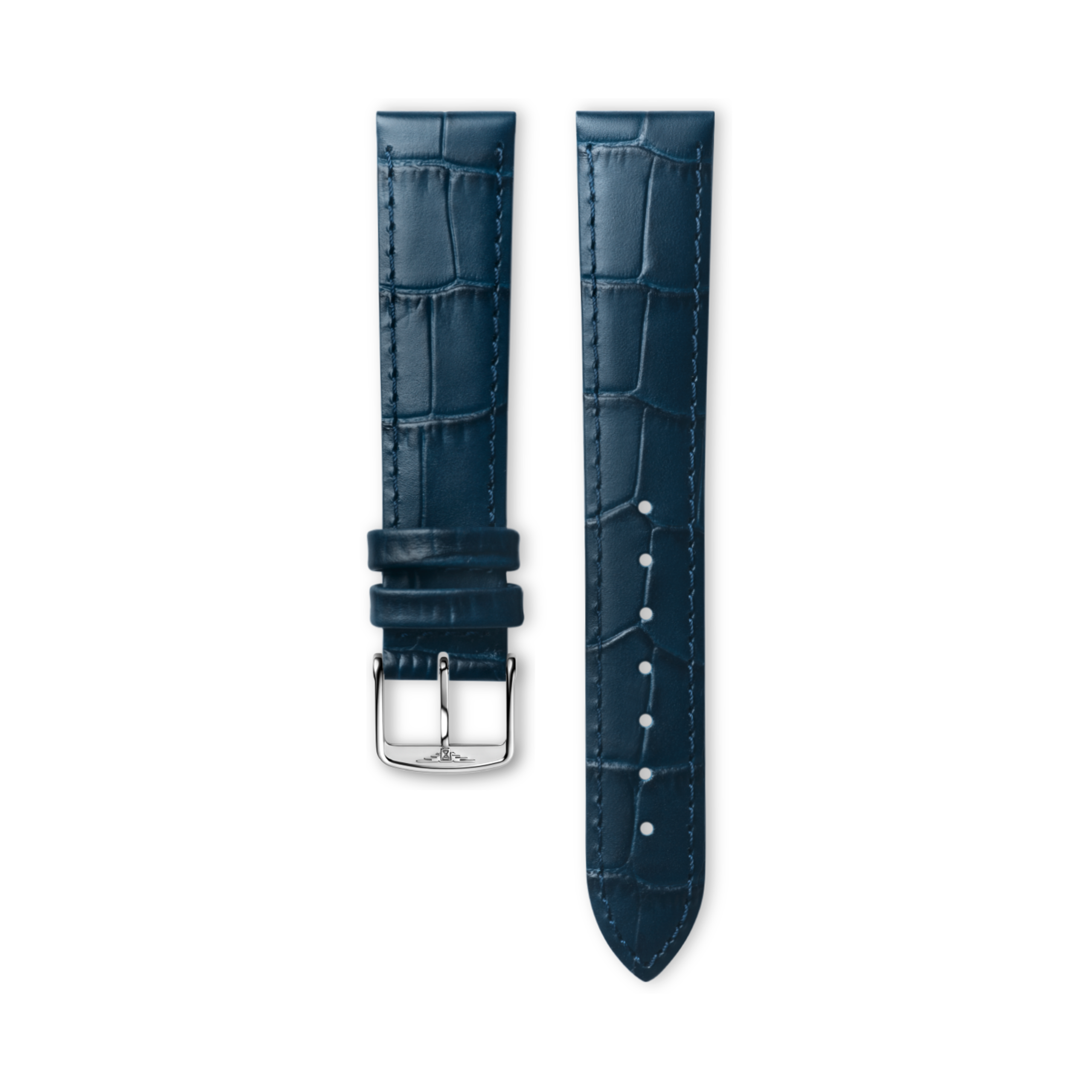 Longines Matt blue calf leather strap - L682155244 & L649101655