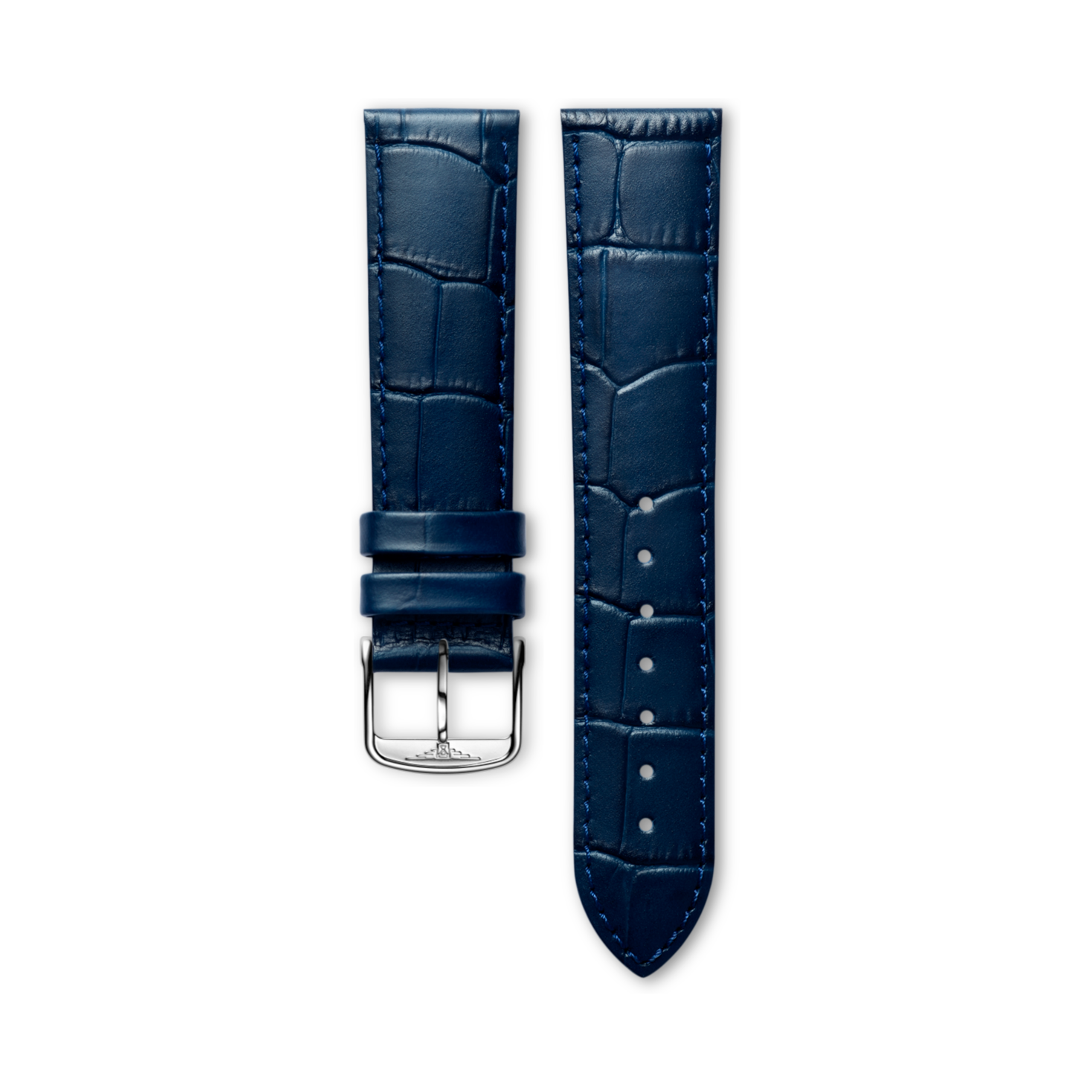 Longines Matt blue calf leather strap - L682155245 & L649101658