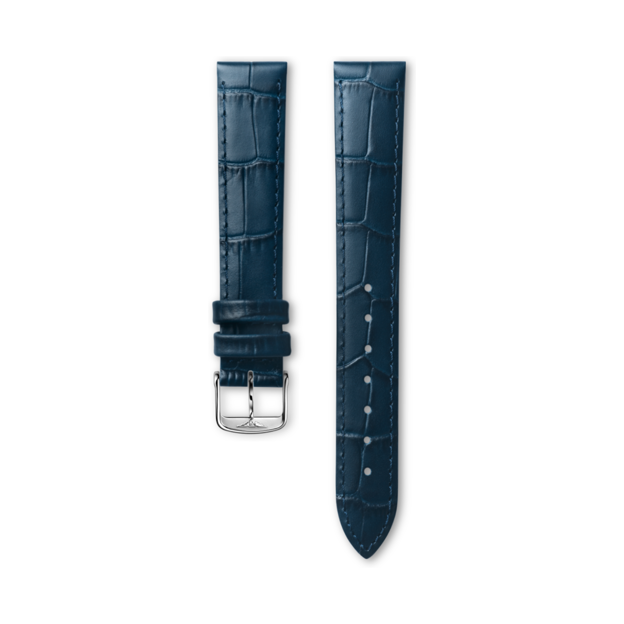 Longines Matt blue calf leather strap - L682163597 & L649101652