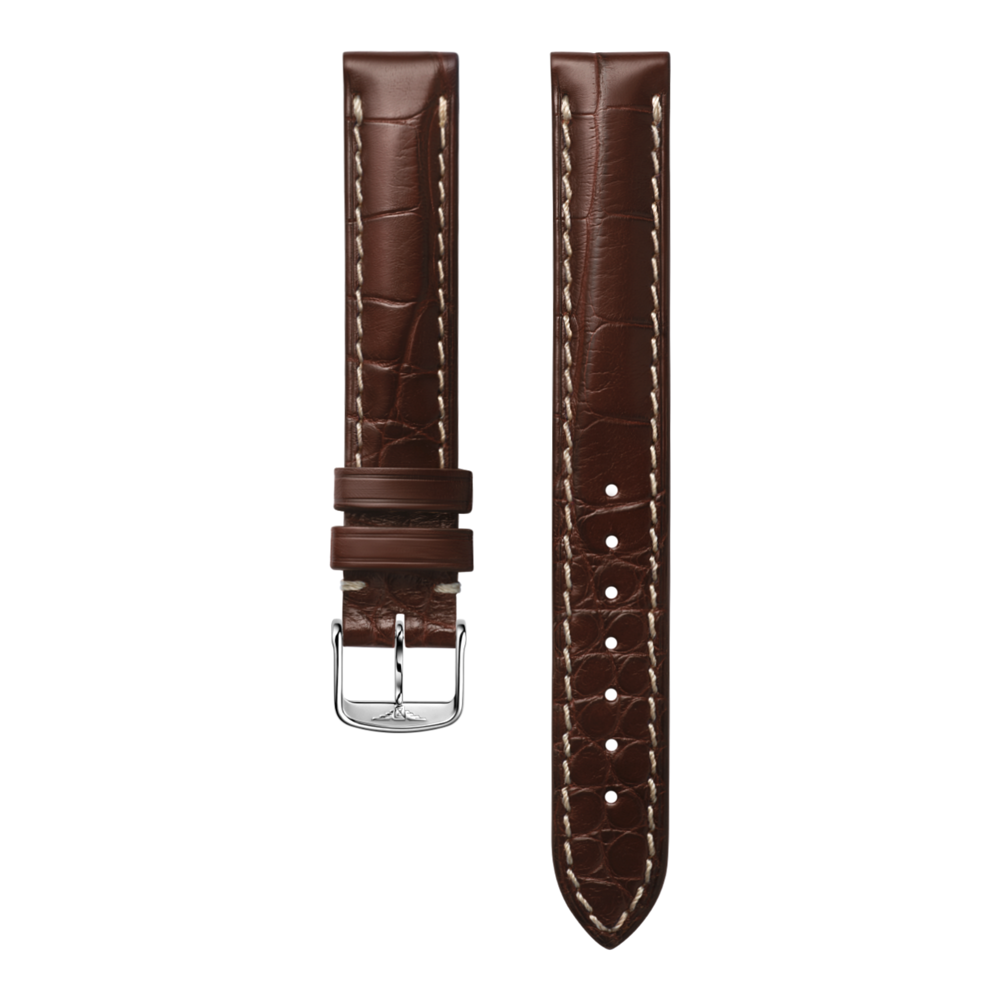 ★未開封新品★LONGINES マットブラウン カーフレザー ストラップ セミマットダークブラウン カーフレザー ストラップ CL682159901