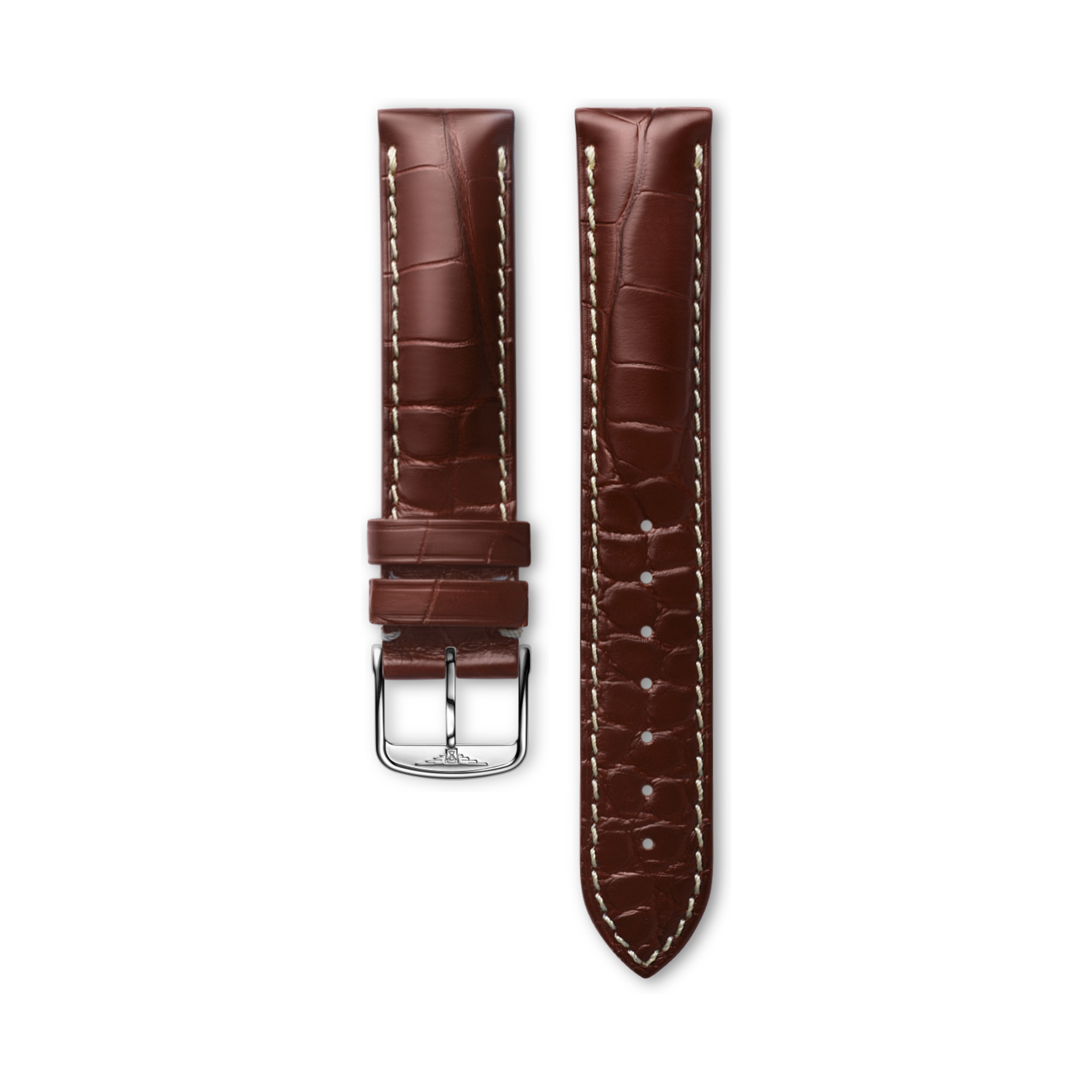 Matt Brown Alligator Strap 18mm | CL682108692 | LONGINES EVIDENZA