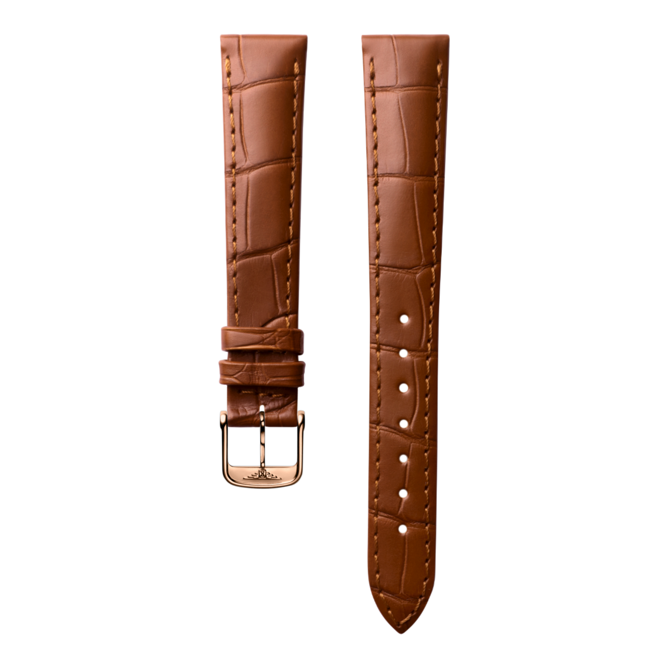 Matt brown alligator strap