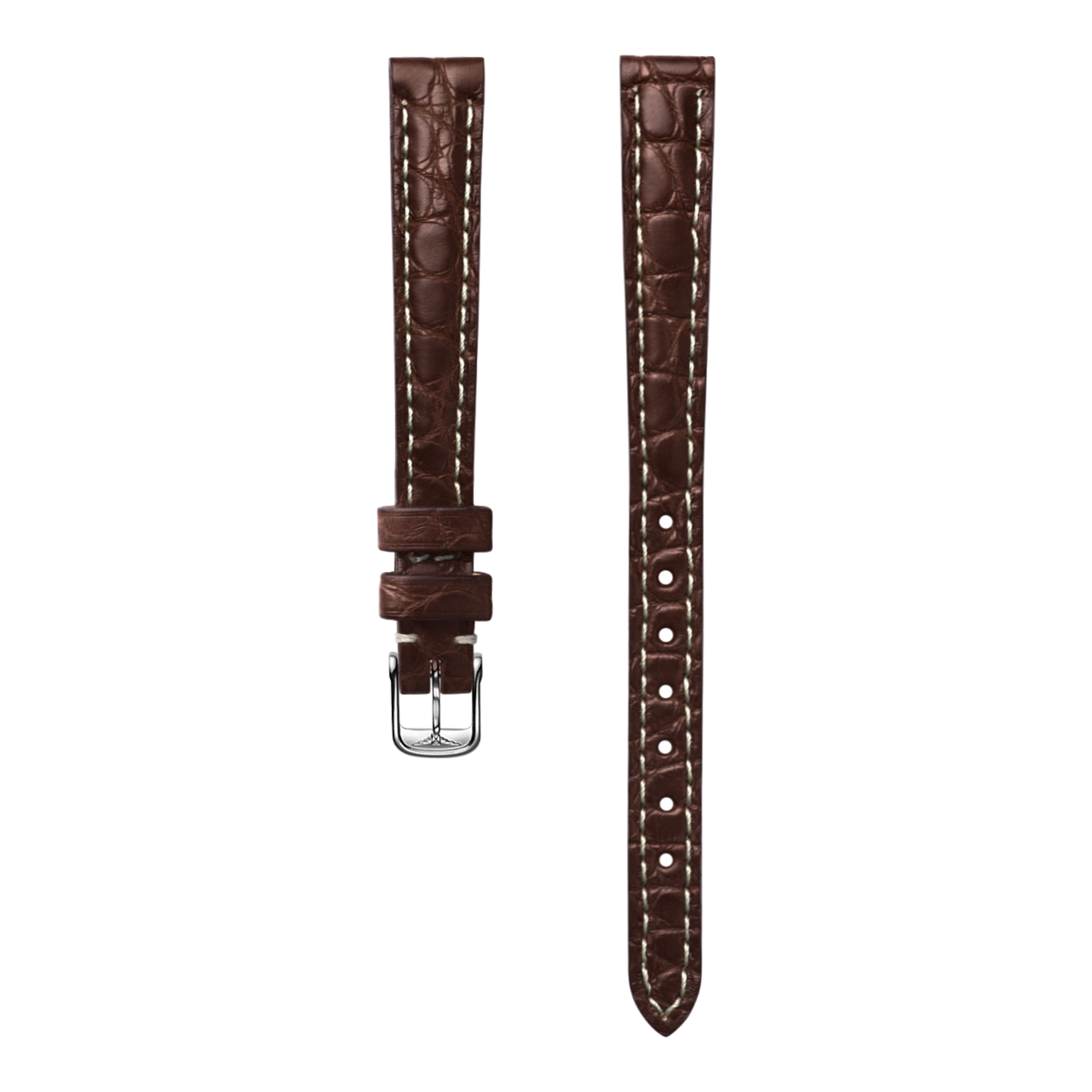 Cinturino alligatore marrone mat