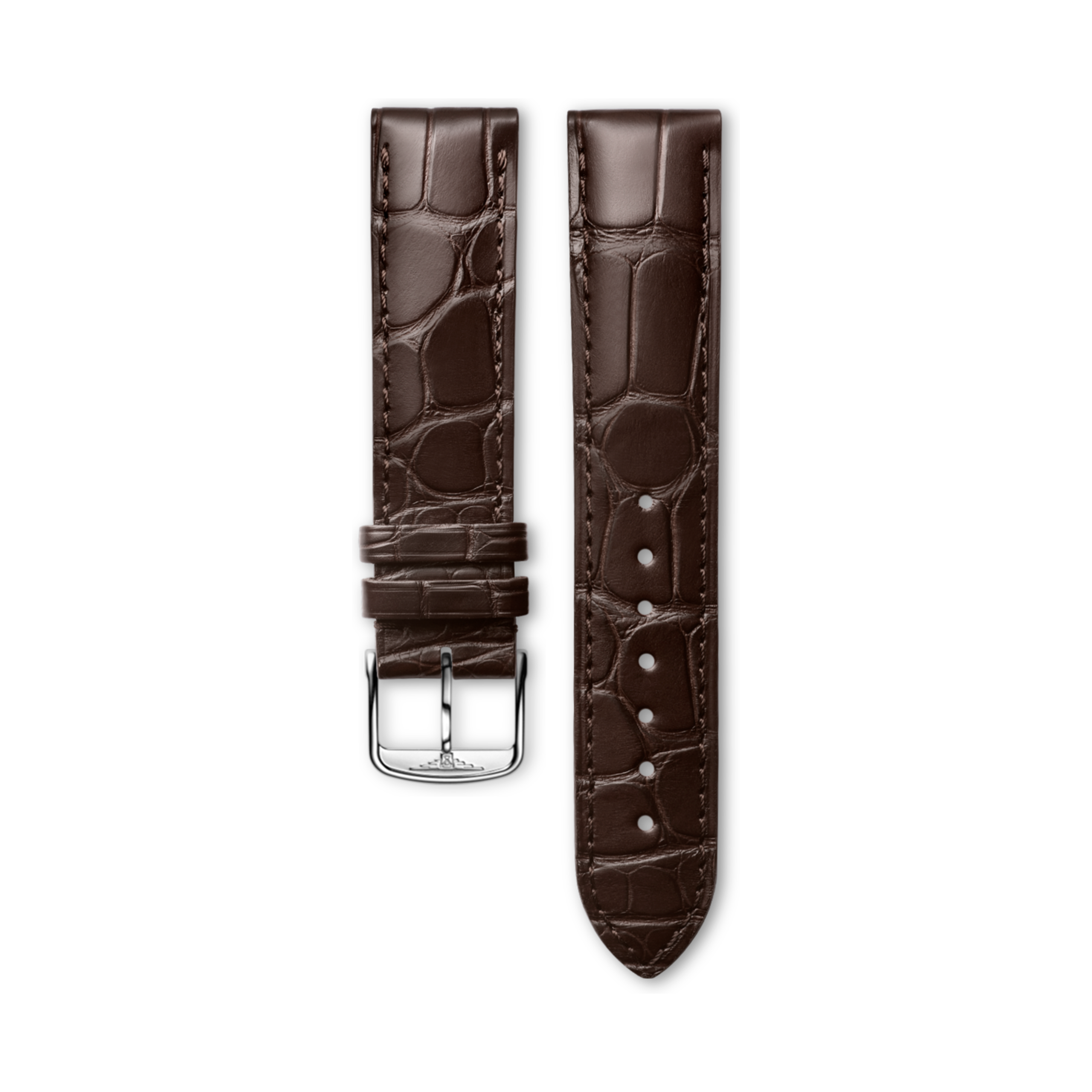 Longines Cinturino alligatore marrone mat Strap - CL682152130