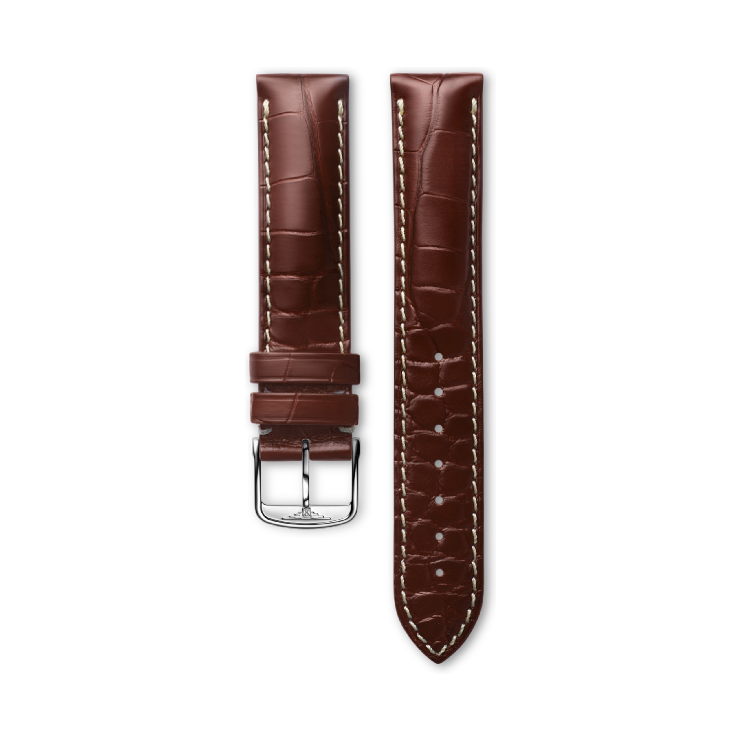 Longines Matt brown alligator strap - L682108692 & L649101658