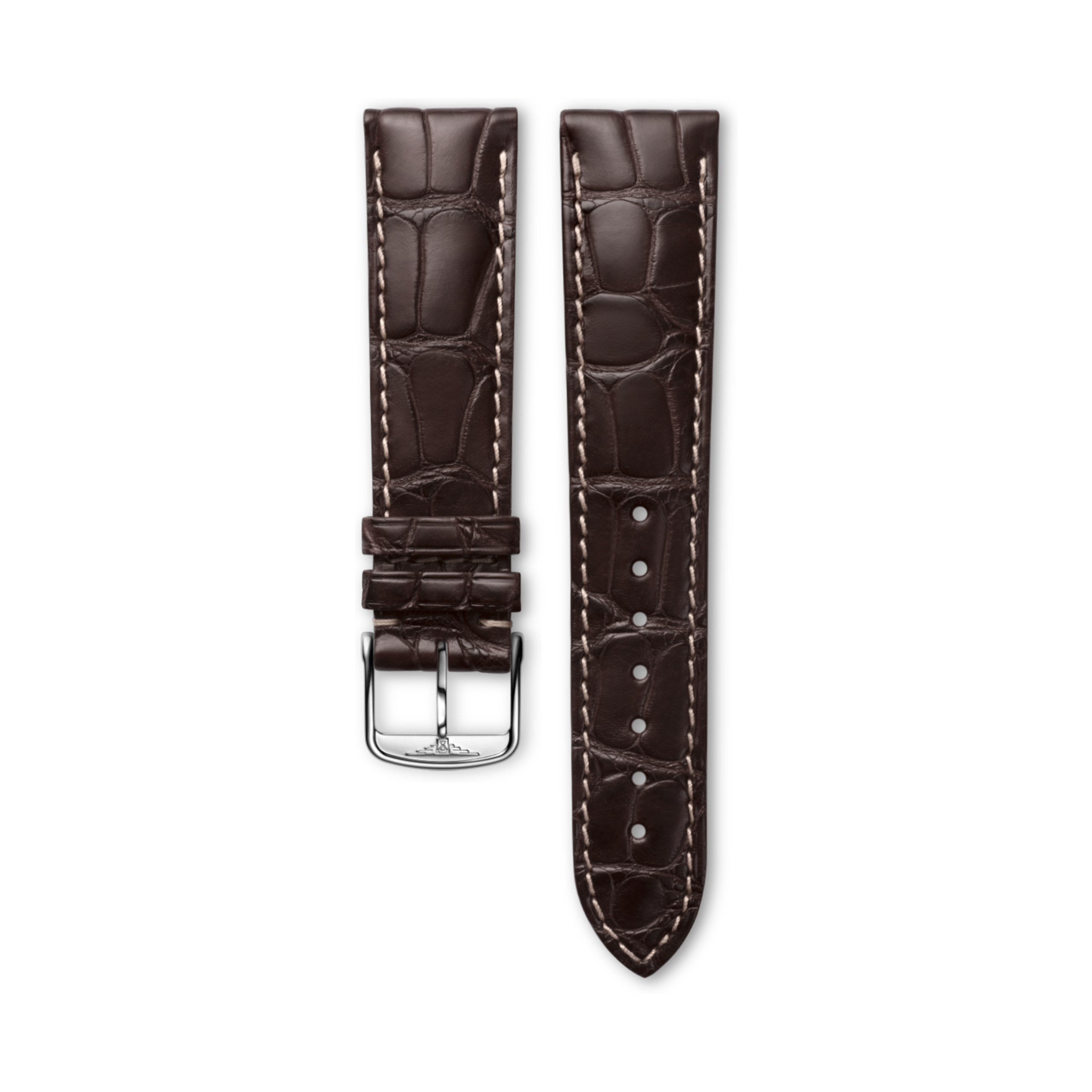 Longines Matt brown alligator strap - L682109799 & L649101658