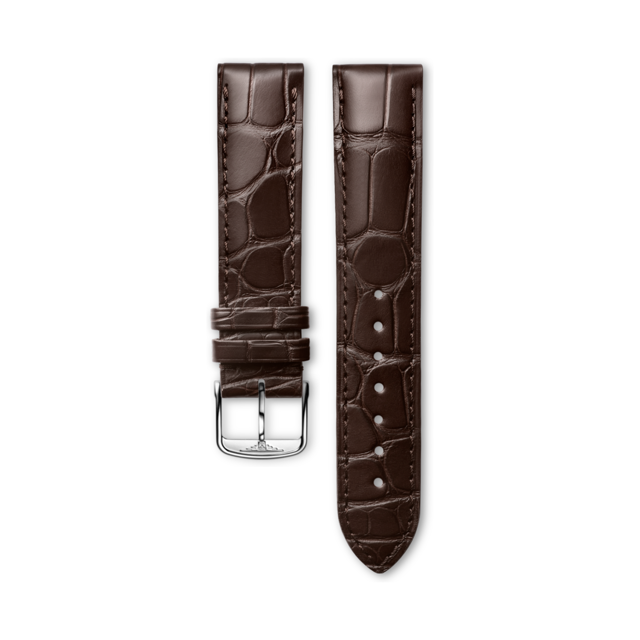 Longines Matt brown alligator strap - L682152130 & L649101658