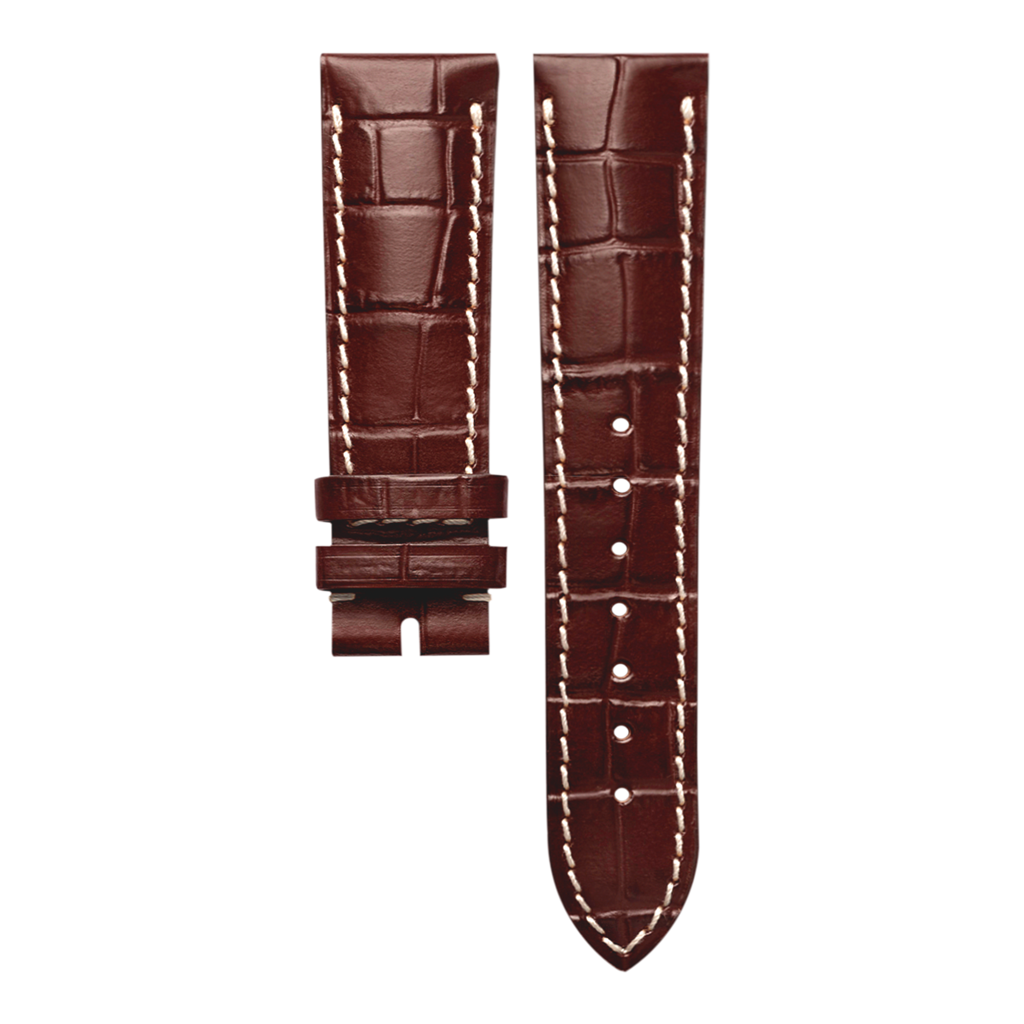ロンウッド　スライドオンディスIII 95/600 Matt Brown Alligator Strap CL682117633, 22mm, LONGINES EVIDENZA