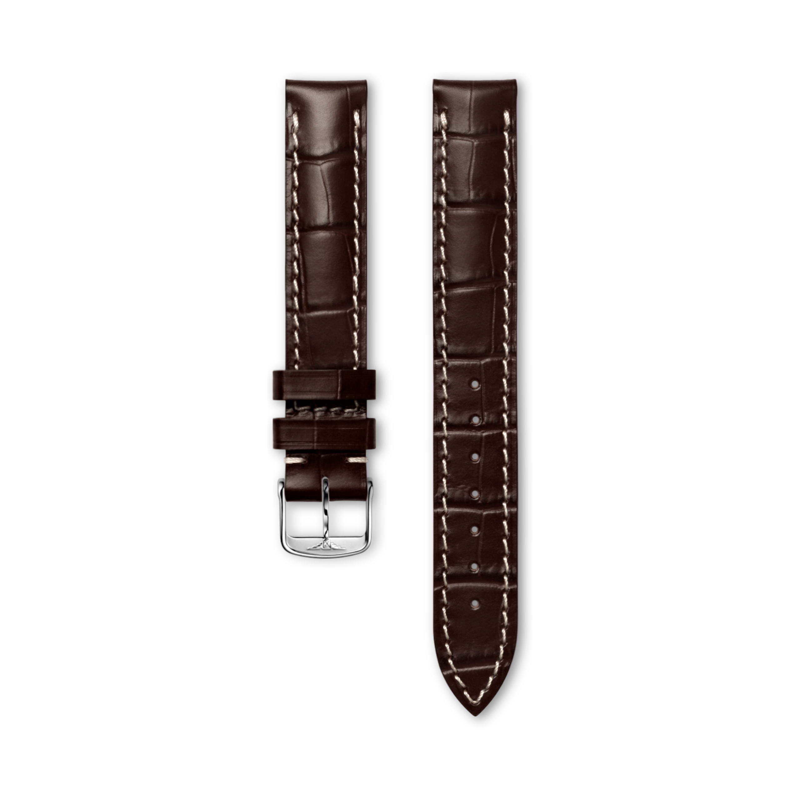Longines Matt brown calf leather strap - CL682101356