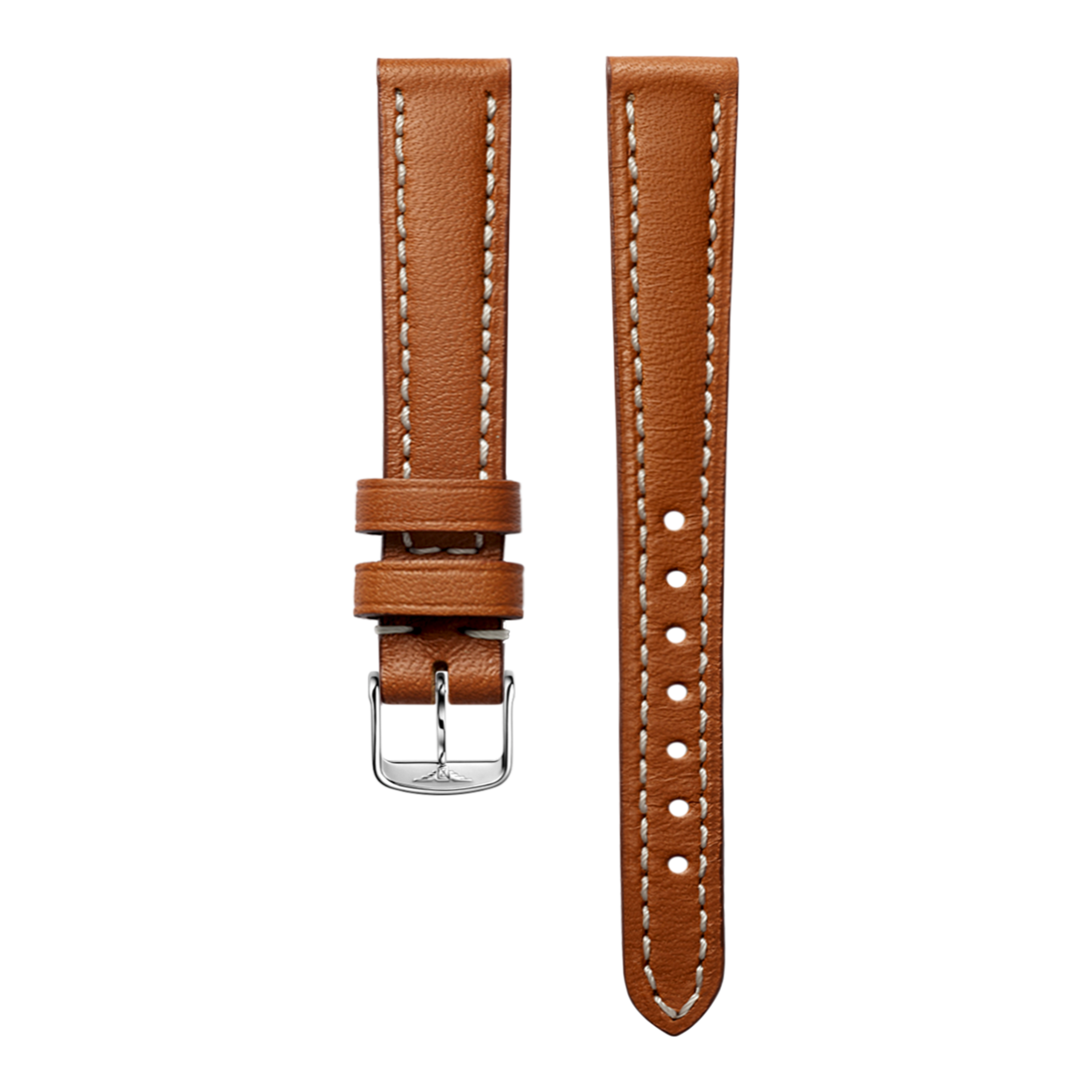 Ματ καφέ calf leather λουρί
