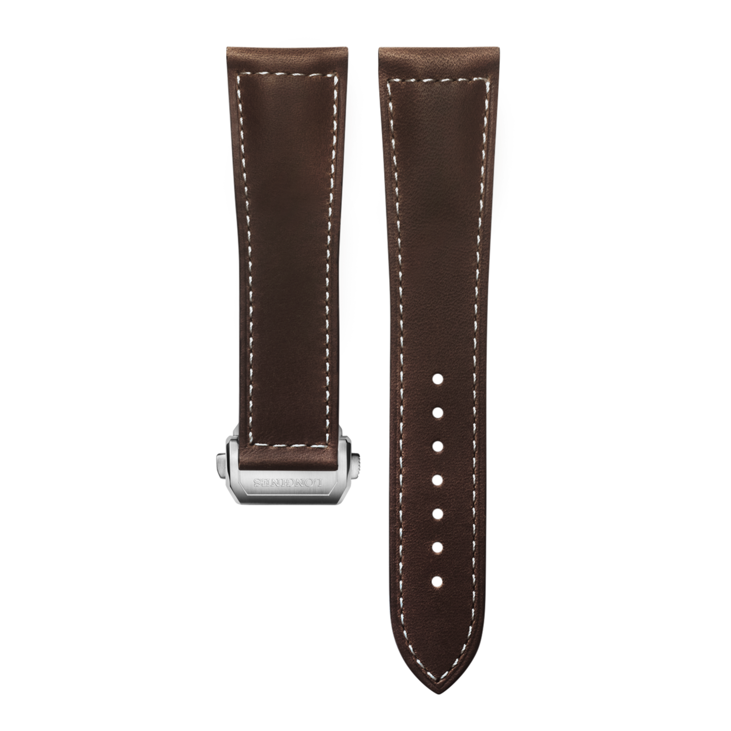 Mattbraunes Kalbslederarmband