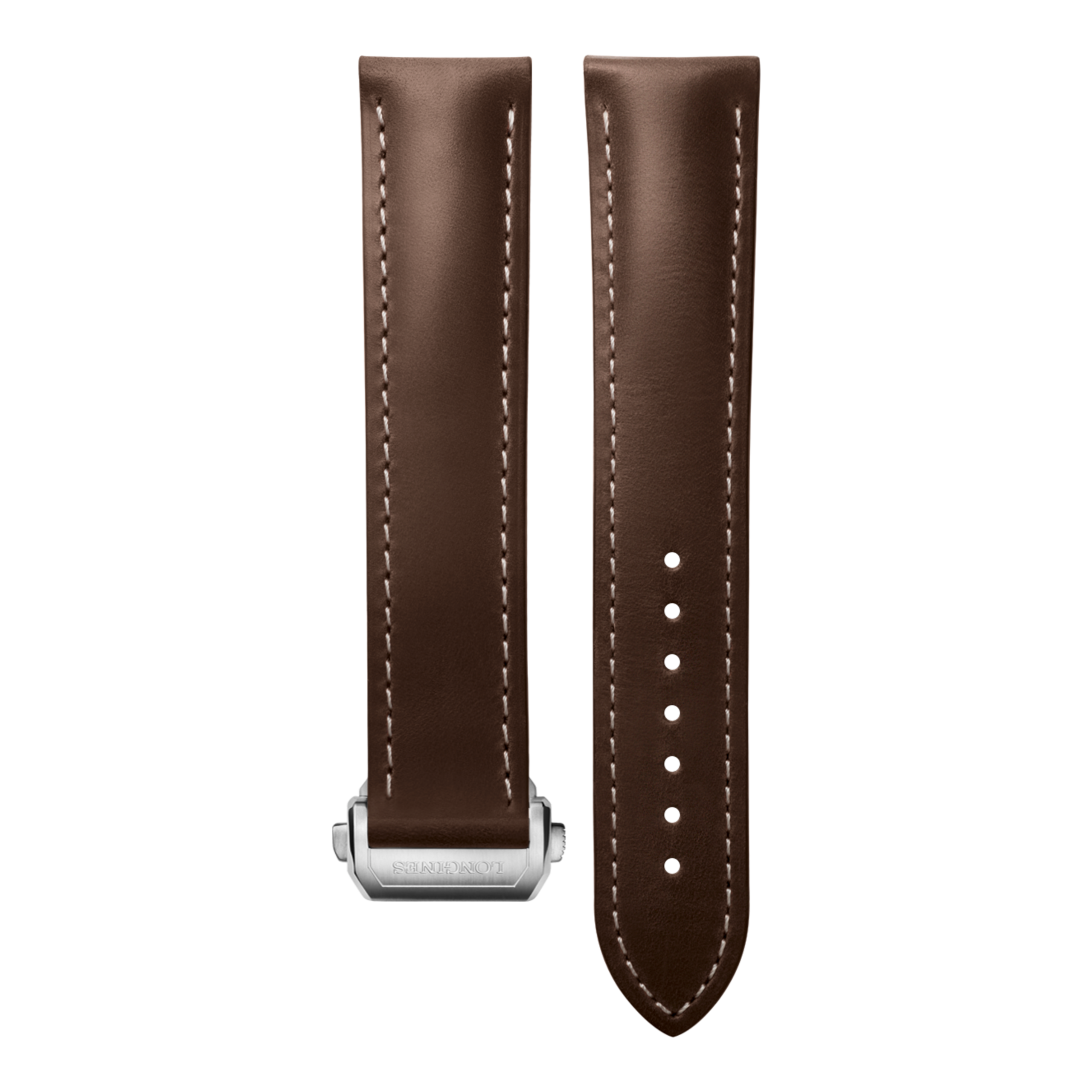Cinturino in vitello marrone mat