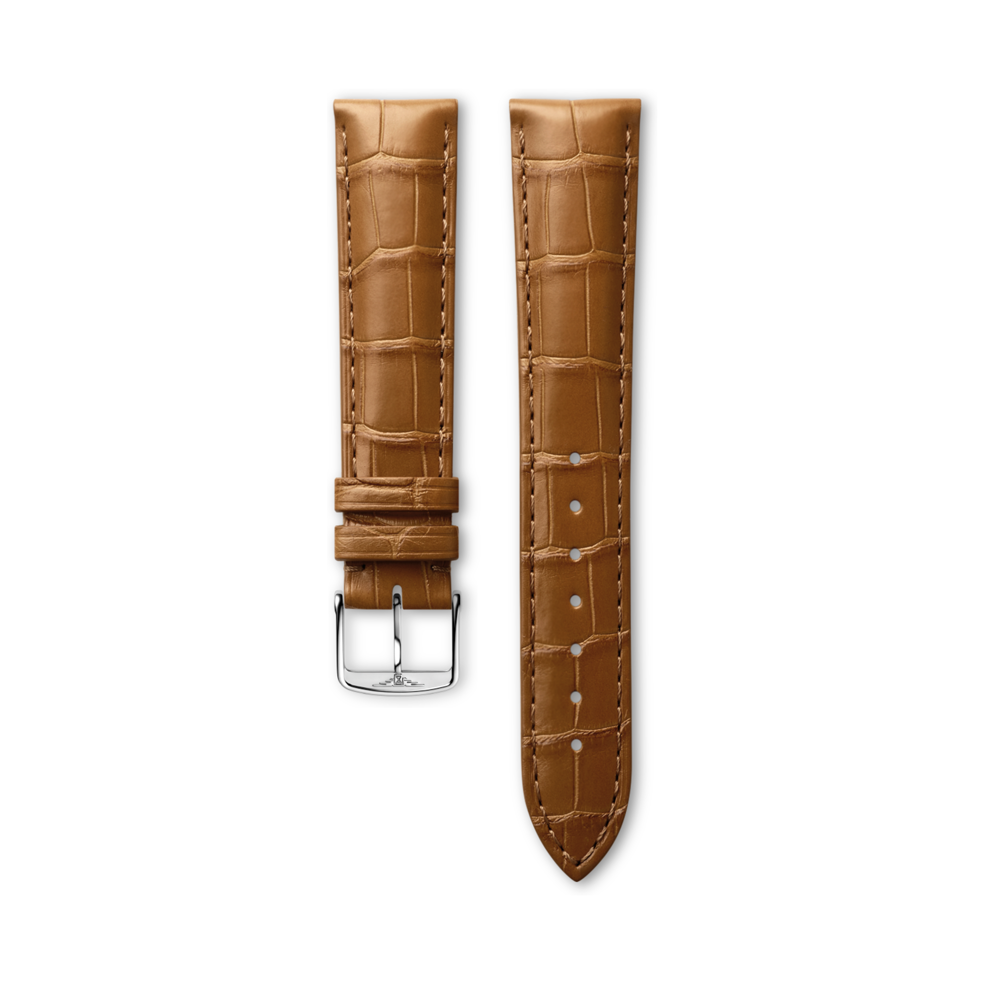 Matt Gold Alligator Strap CL682164429, 19mm, LONGINES DOLCEVITA