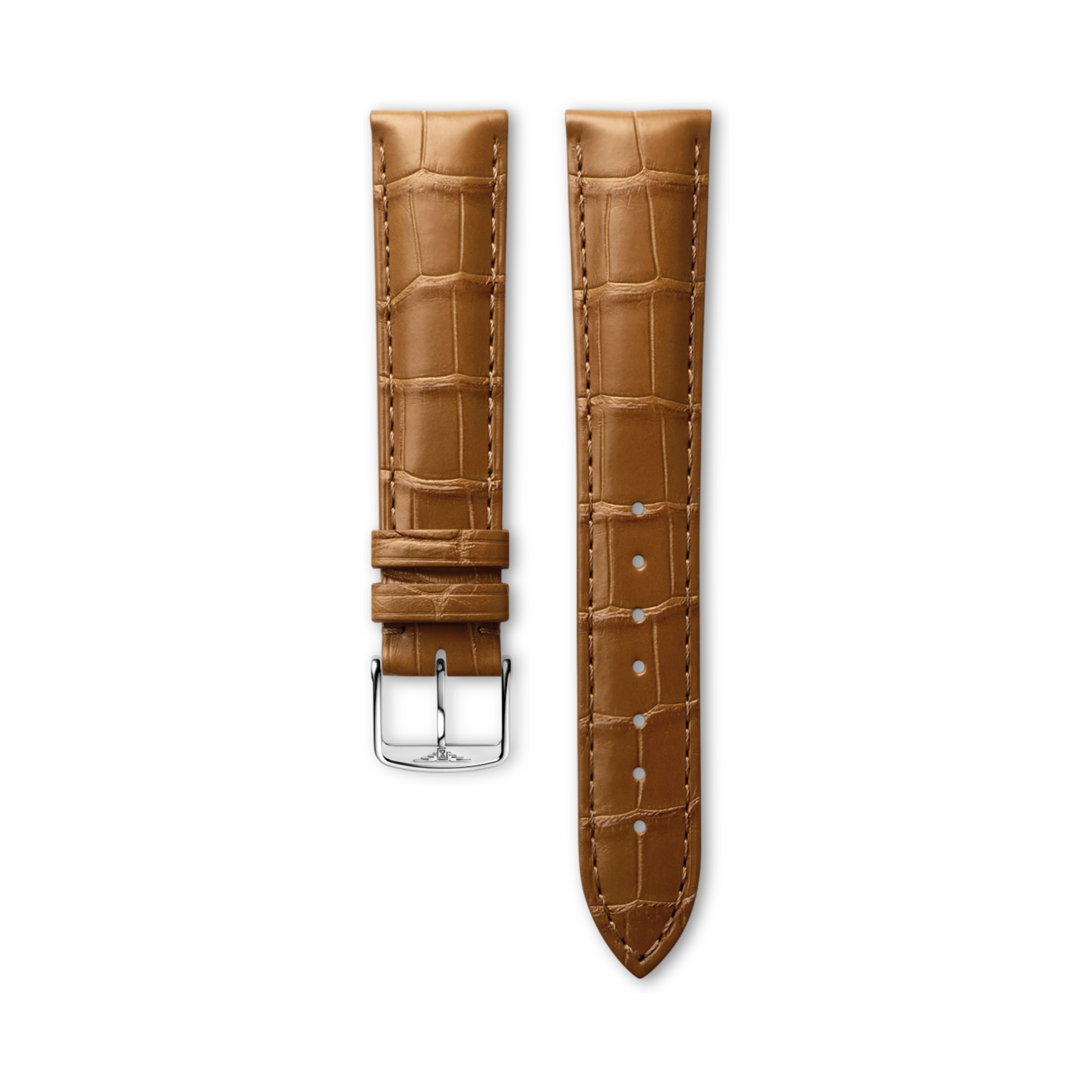 Longines Matt gold alligator strap - L682164429 & L649101655