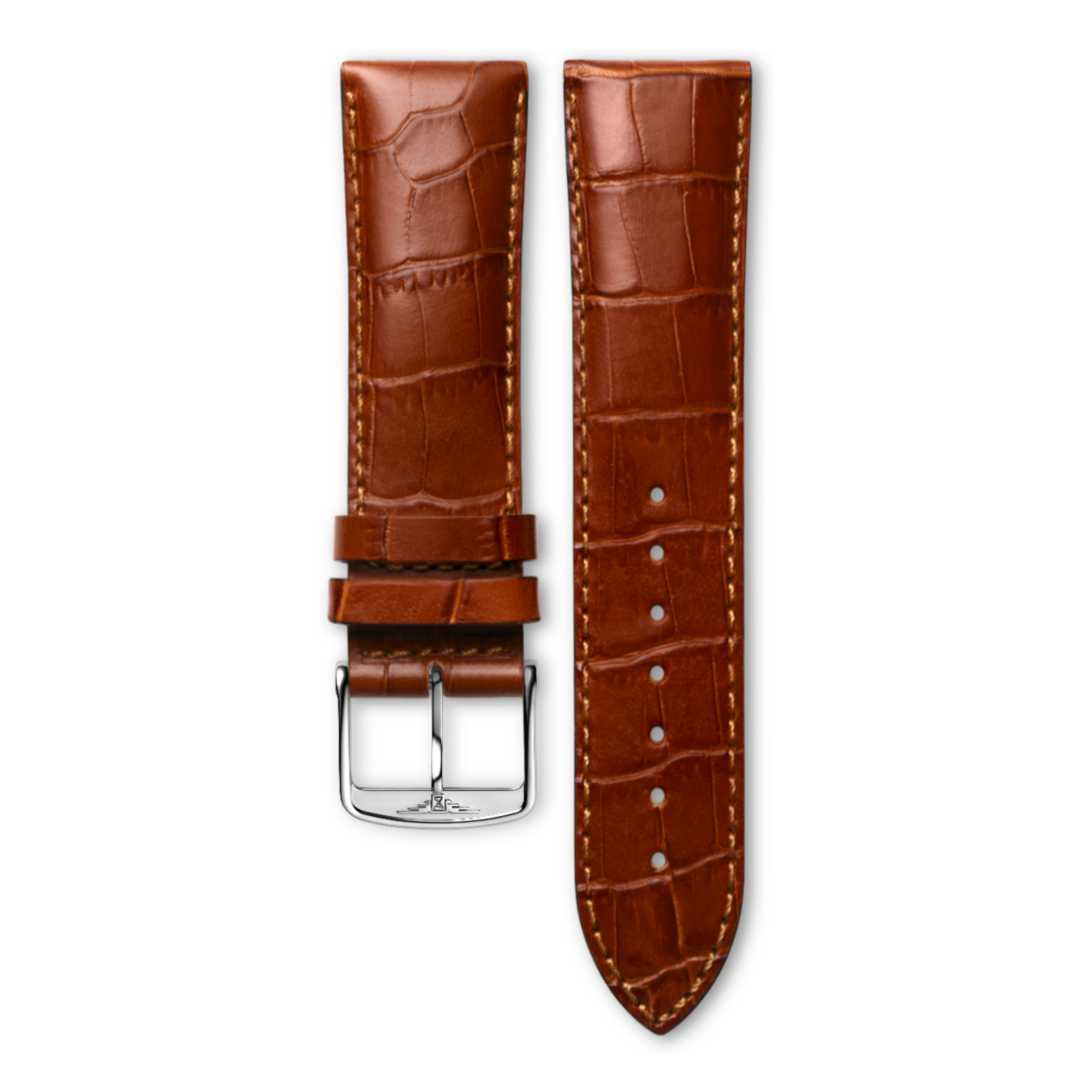 Longines Matt gold calf leather strap Strap - L682108160 & L649108156