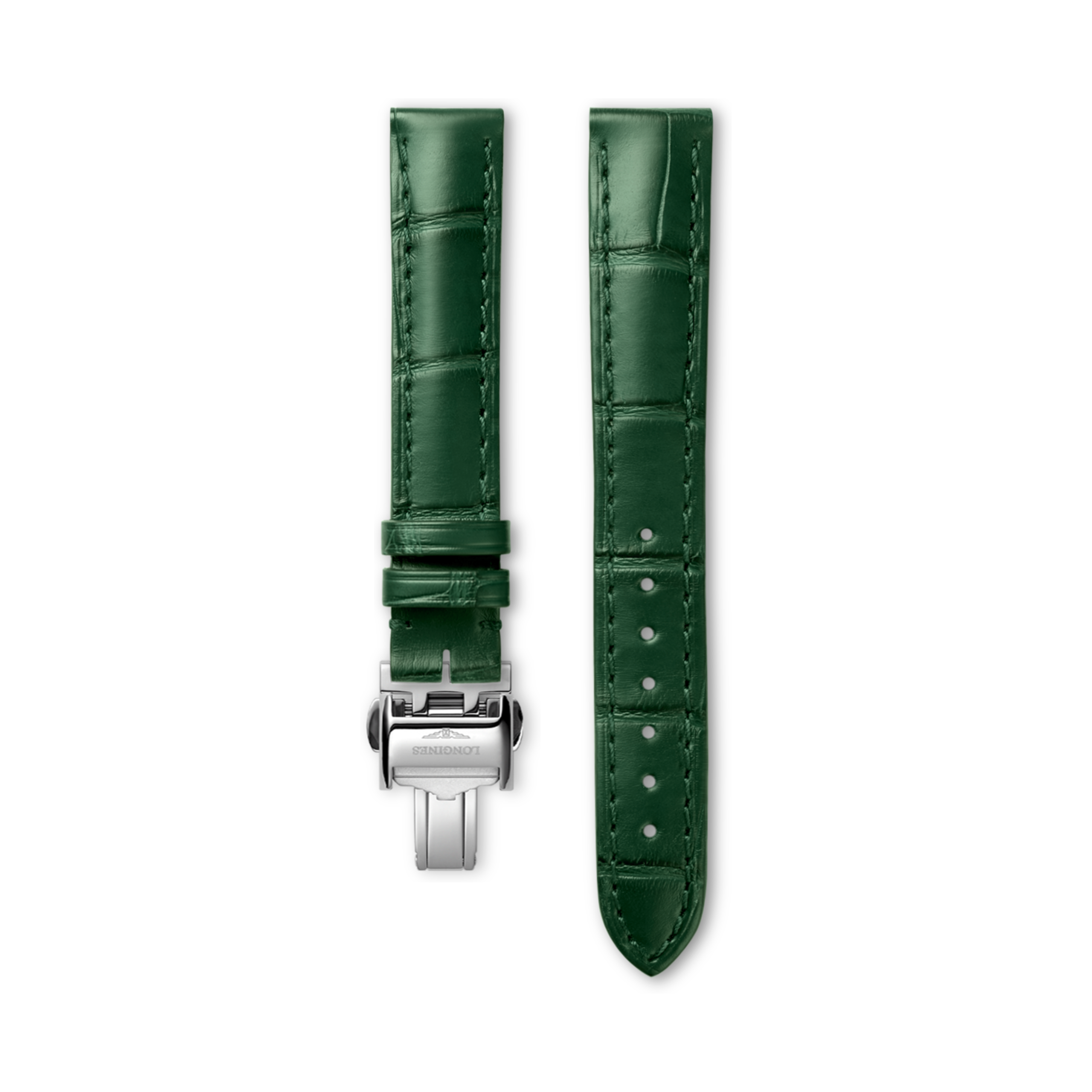 Longines マットグリーン アリゲーター ストラップ Strap - CL682166880