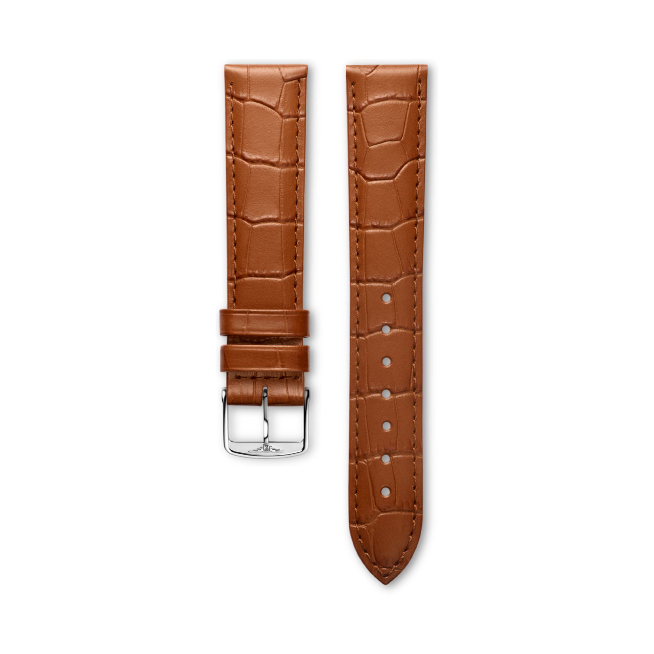 Longines Matt light brown calf leather strap - L682101041 & L649101655