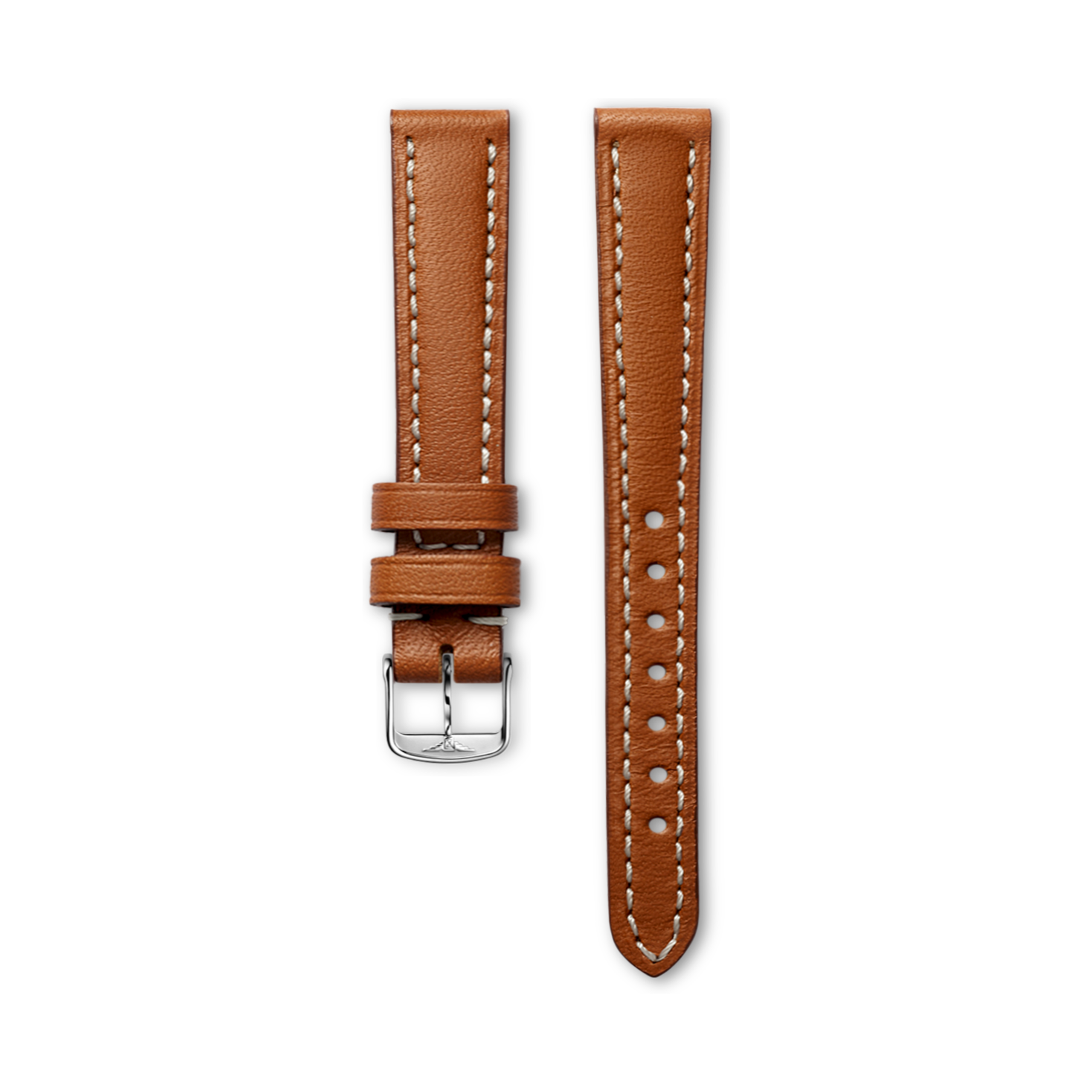 Longines Matt light brown calf leather strap - L682106061 & L649101652