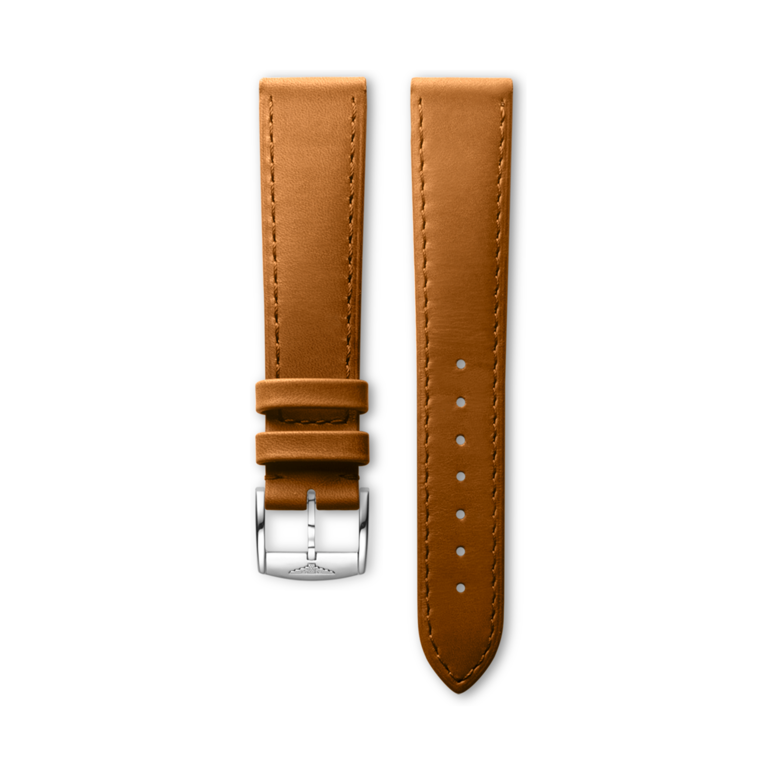 Longines Matt light brown calf leather strap - L682169121 & L649169110